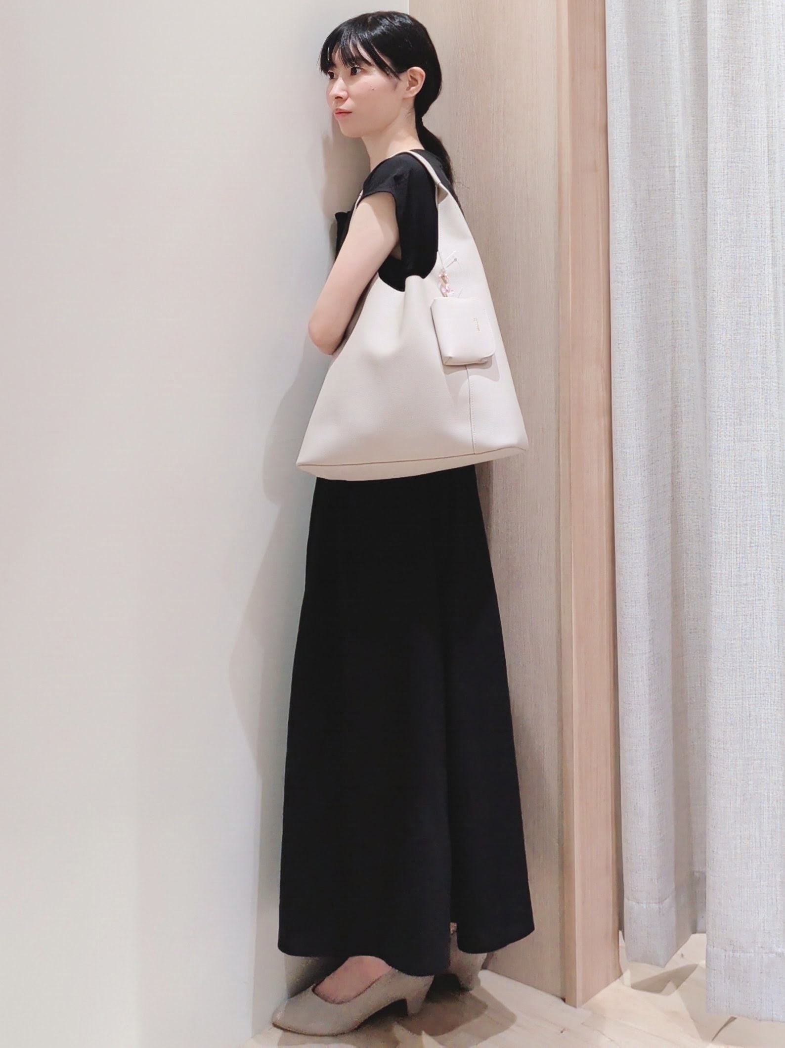 Yuiさんの「grove｜シャーリングキャミレイヤードワンピース」を使ったコーディネート