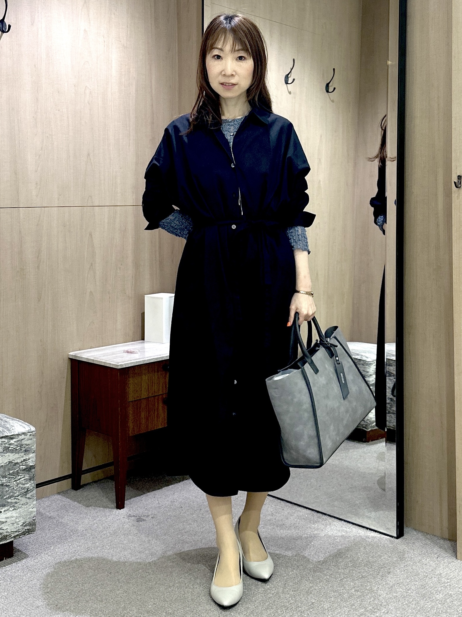 Miwaさんの「UNTITLED｜【羽織りのインナーに】レースプルオーバー」を使ったコーディネート