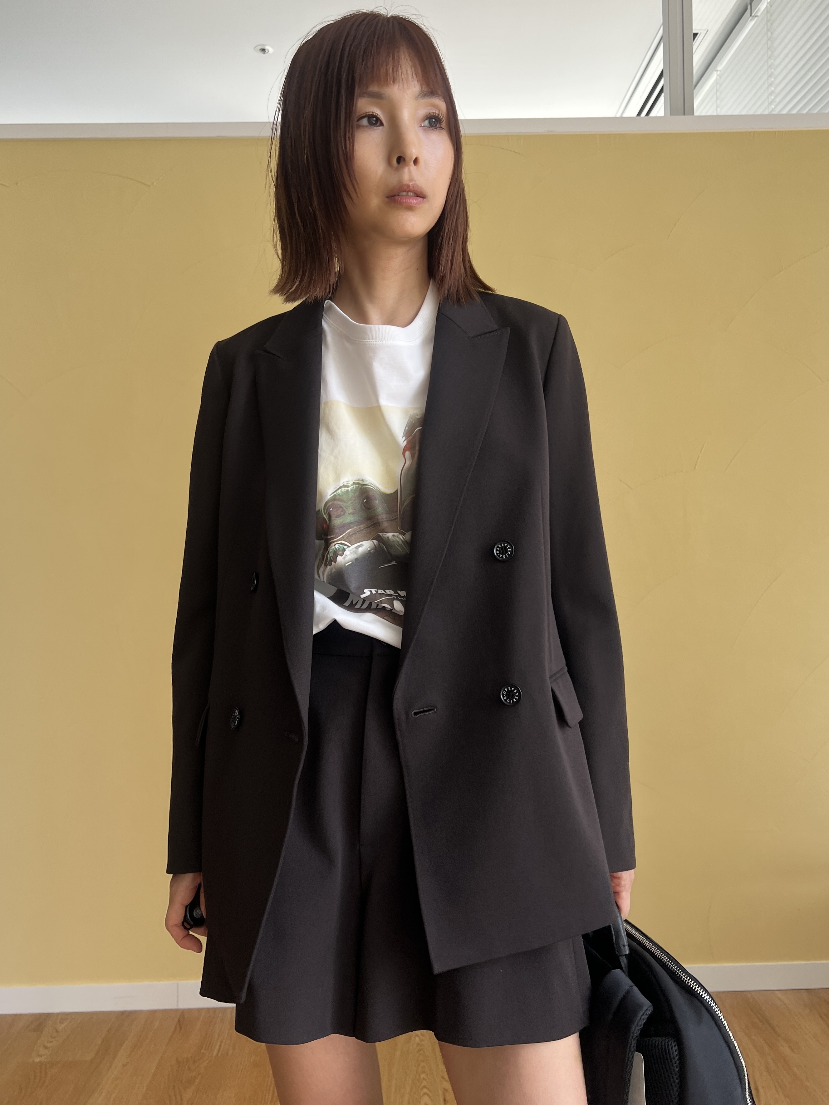 misaさんの「DRESSTERIOR｜【接触冷感】STAR WARS マンダロリアン フォトTシャツ」を使ったコーディネート