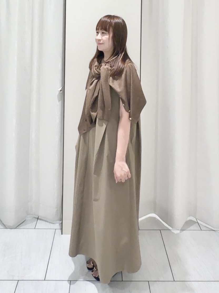 ʏᴜᴋɪᴋᴏさんの「UNTITLED｜【残暑も快適/接触冷感/UVカット/吸水速乾】Aラインロングワンピース」を使ったコーディネート