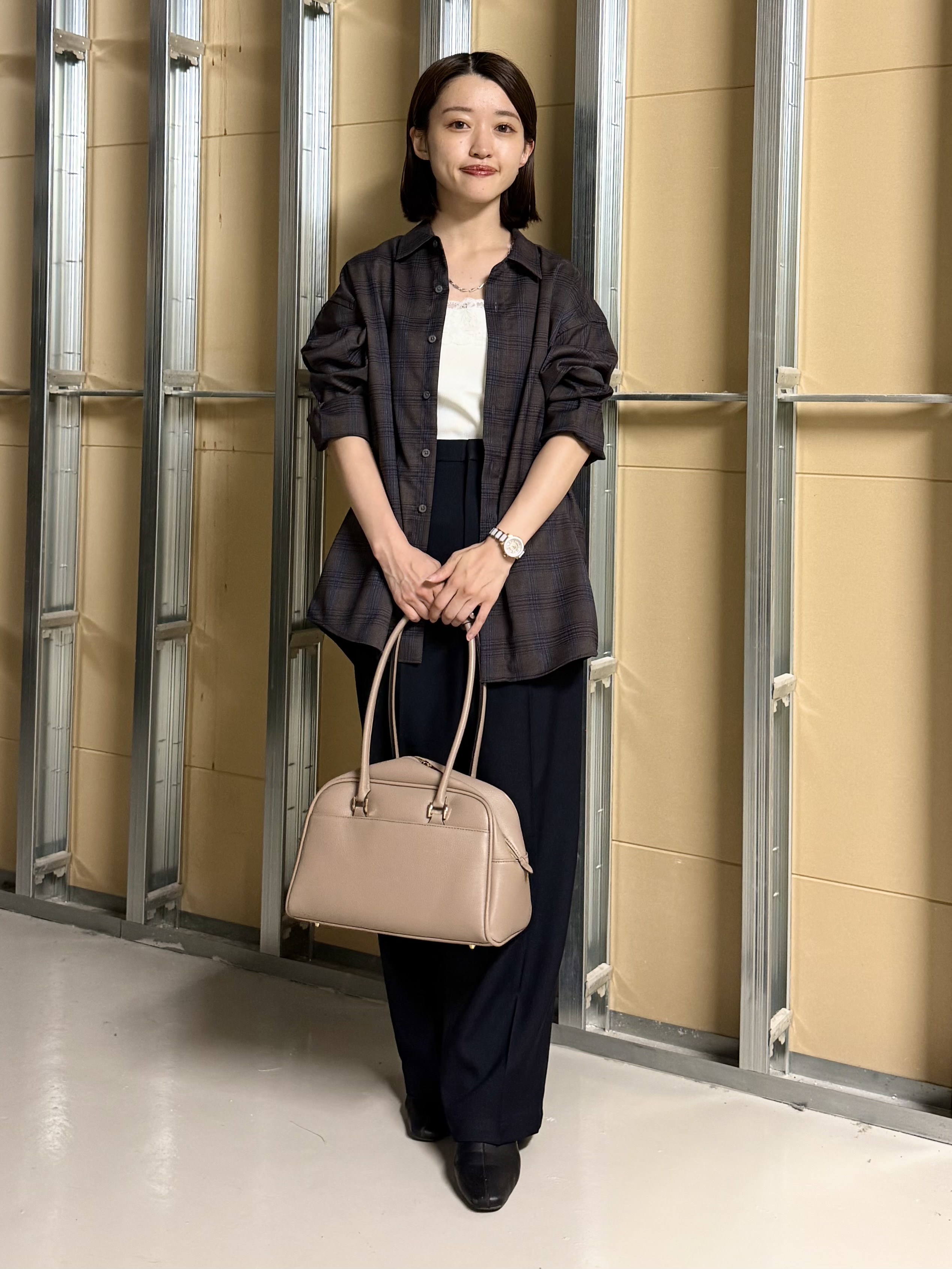 sahoさんの「THE SHOP TK｜POLO BCS/アソート長袖シャツ」を使ったコーディネート