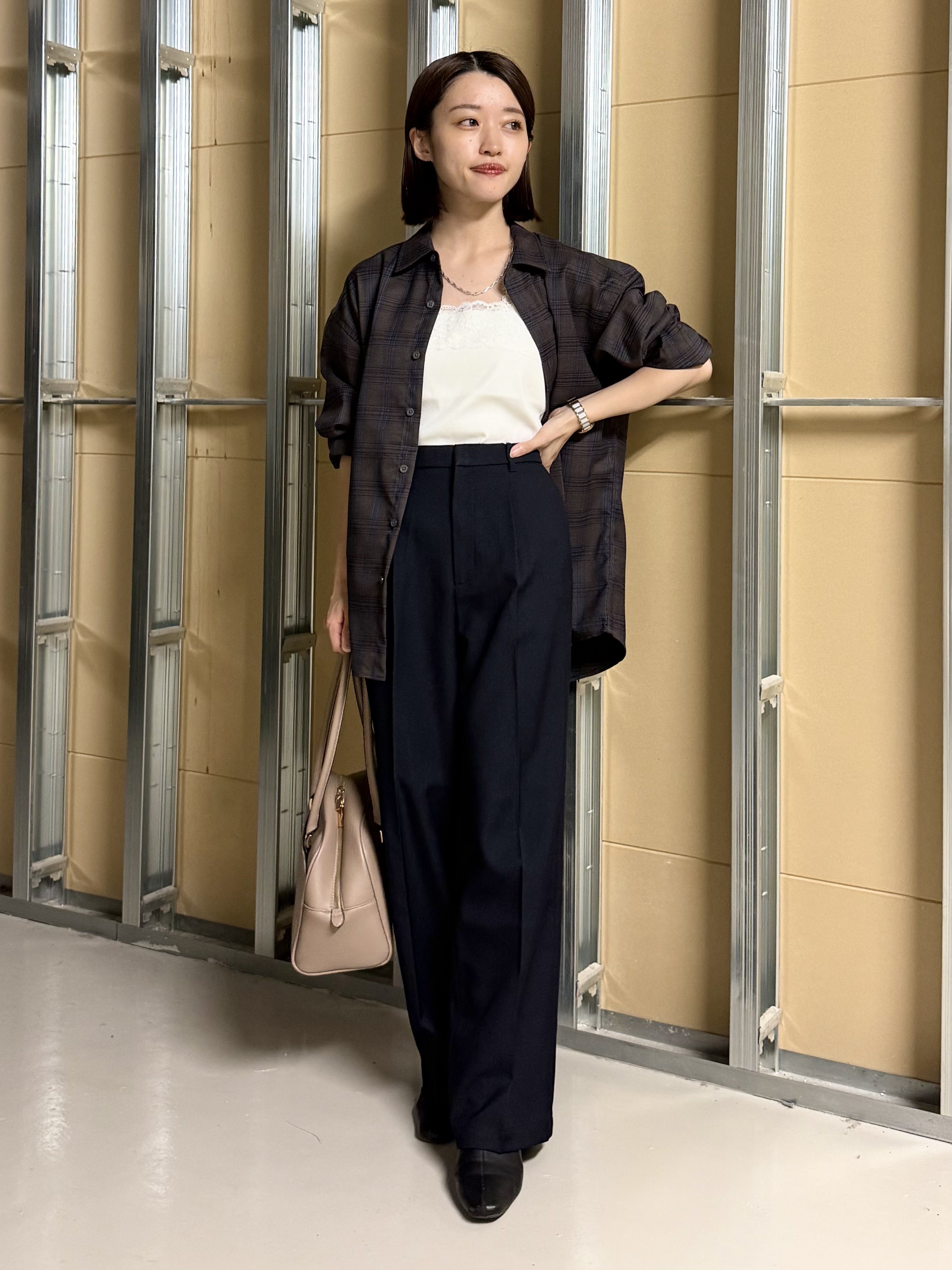 sahoさんの「THE SHOP TK｜POLO BCS/アソート長袖シャツ」を使ったコーディネート