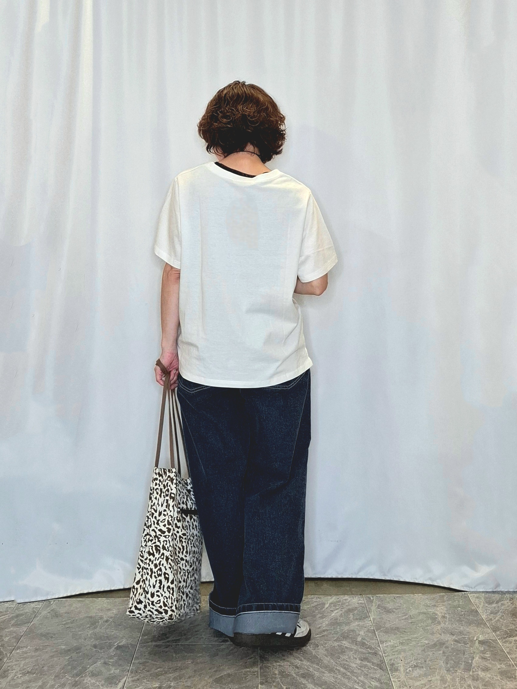 ぬーさんの「SHOO･LA･RUE｜【通気性〇/ひんやり/S-LL】洗濯後しわになりにくい とろみストライプシャツ」を使ったコーディネート
