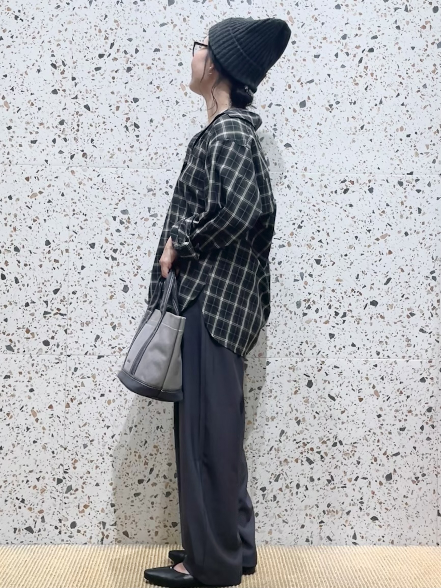 シゲリさんの「OPAQUE.CLIP｜チェック柄シャツ【洗濯機OK】」を使ったコーディネート