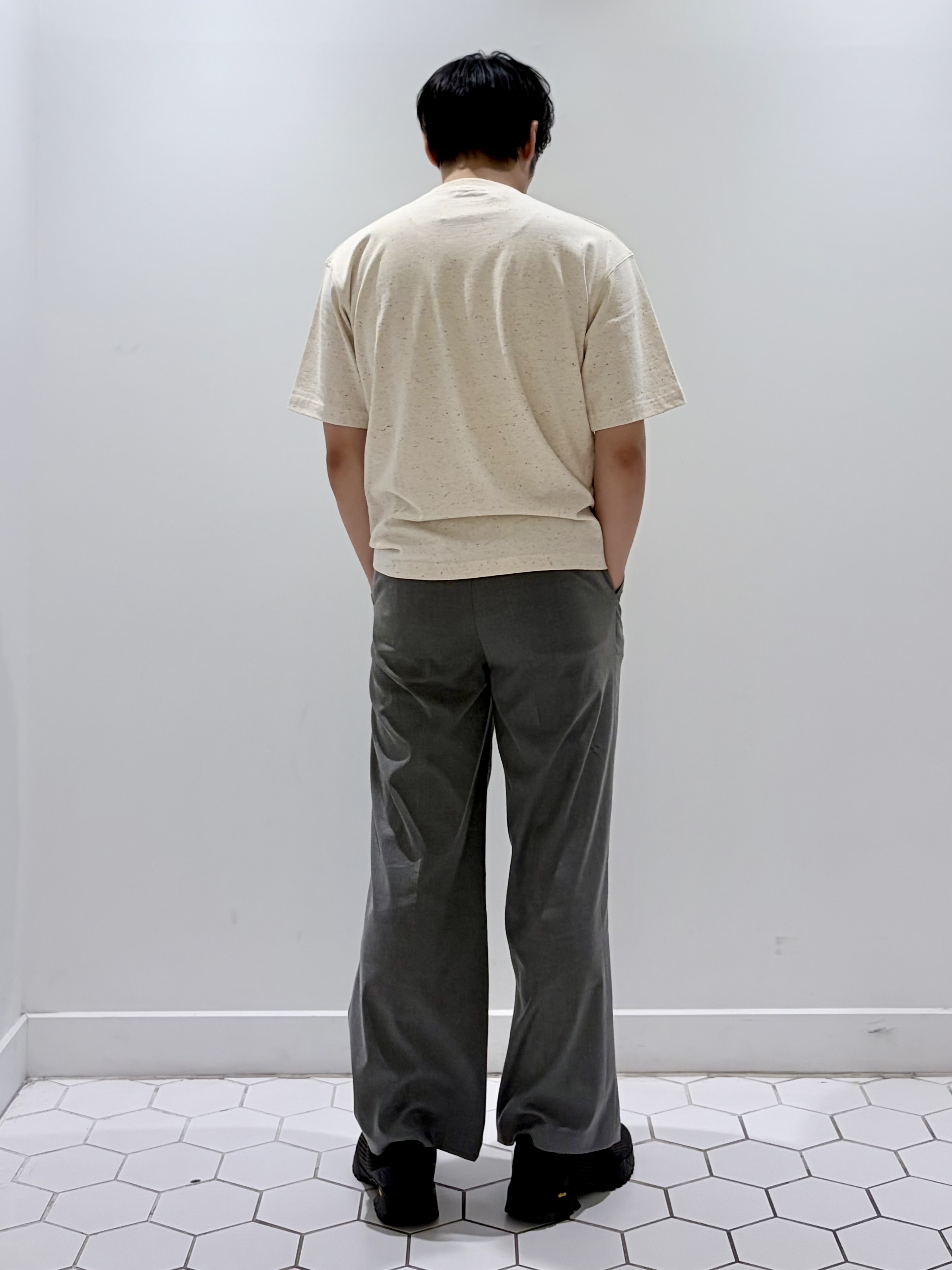takeruさんの「Dessin｜カラーネップ ポケットTシャツ」を使ったコーディネート