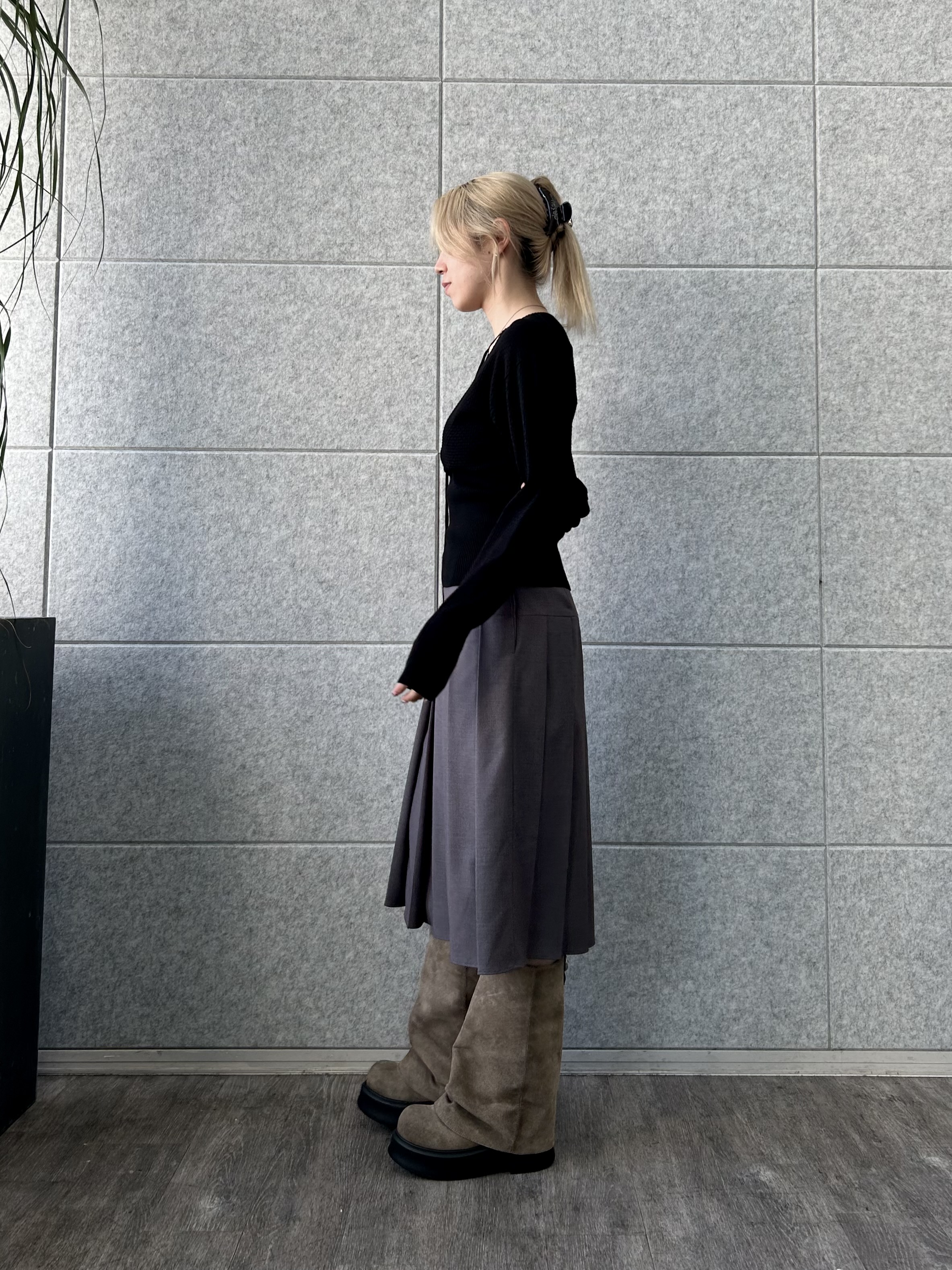 honoka Aさんの「CODE A｜intimate wrap knit top」を使ったコーディネート