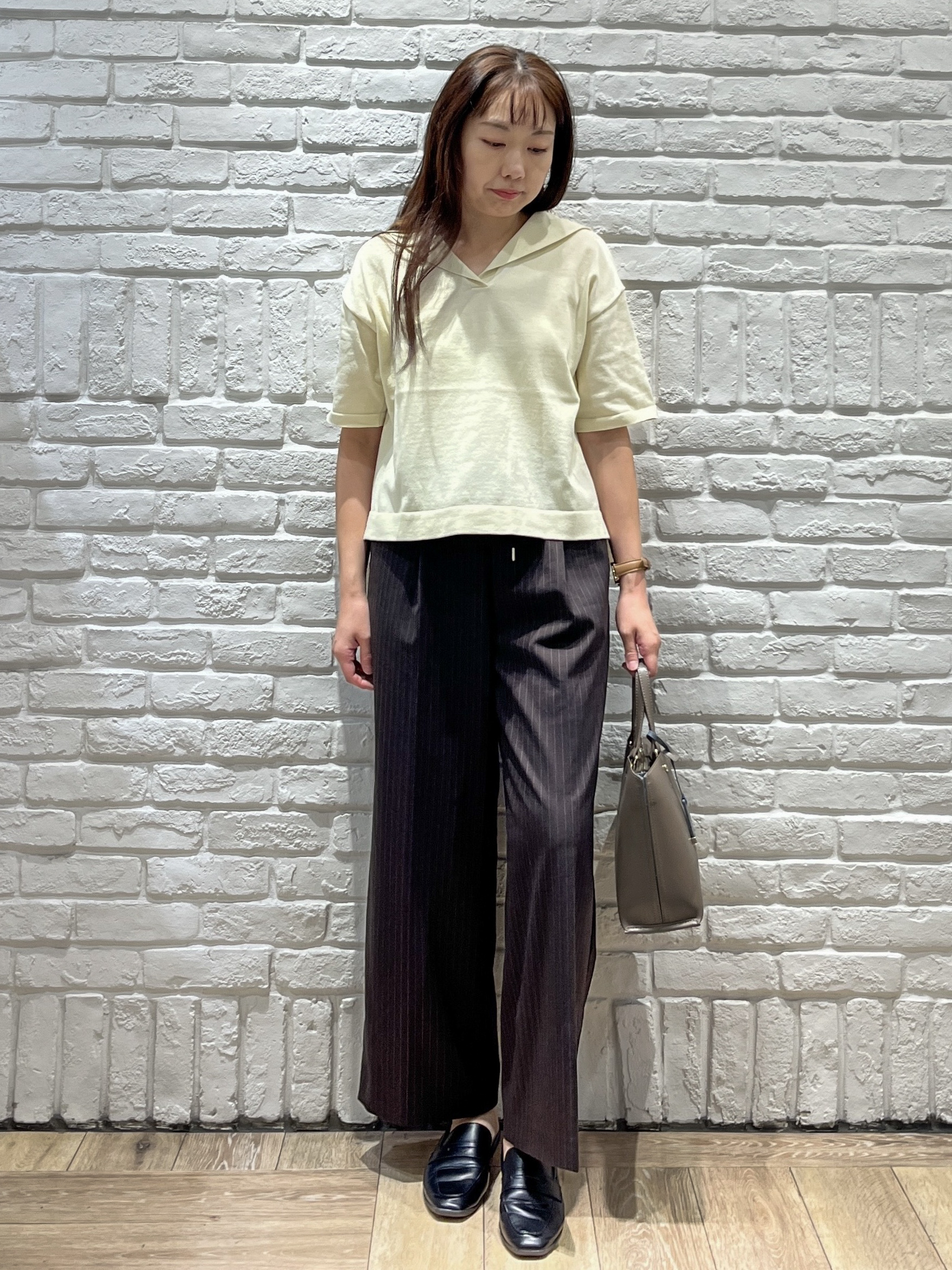 erinaさんの「index｜【UV／遮熱性】セーラーニット《洗濯機OK》」を使ったコーディネート