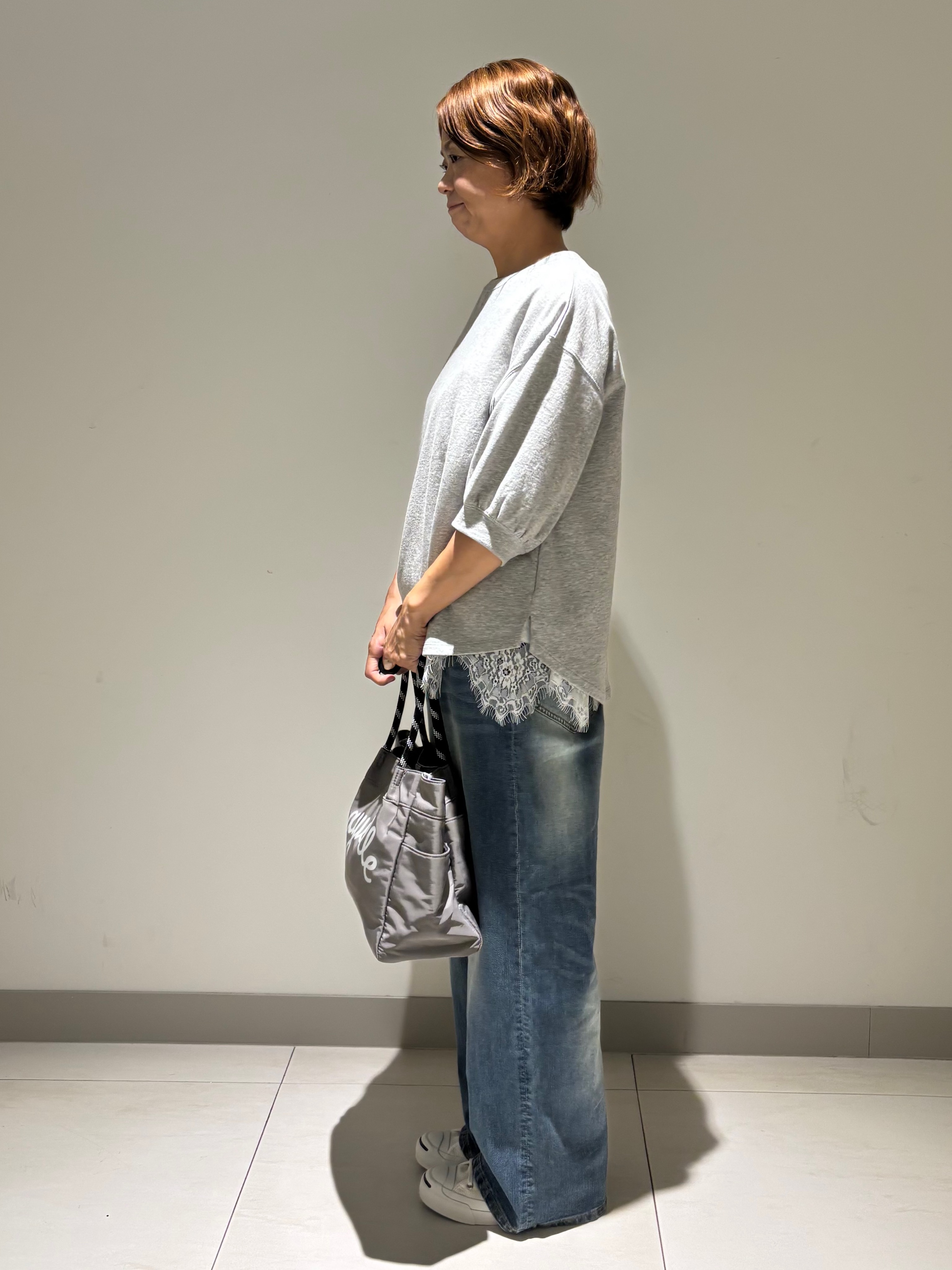 Haruさんの「Dessin｜【UVカット】シアー楊柳ブラウスカーディガン」を使ったコーディネート