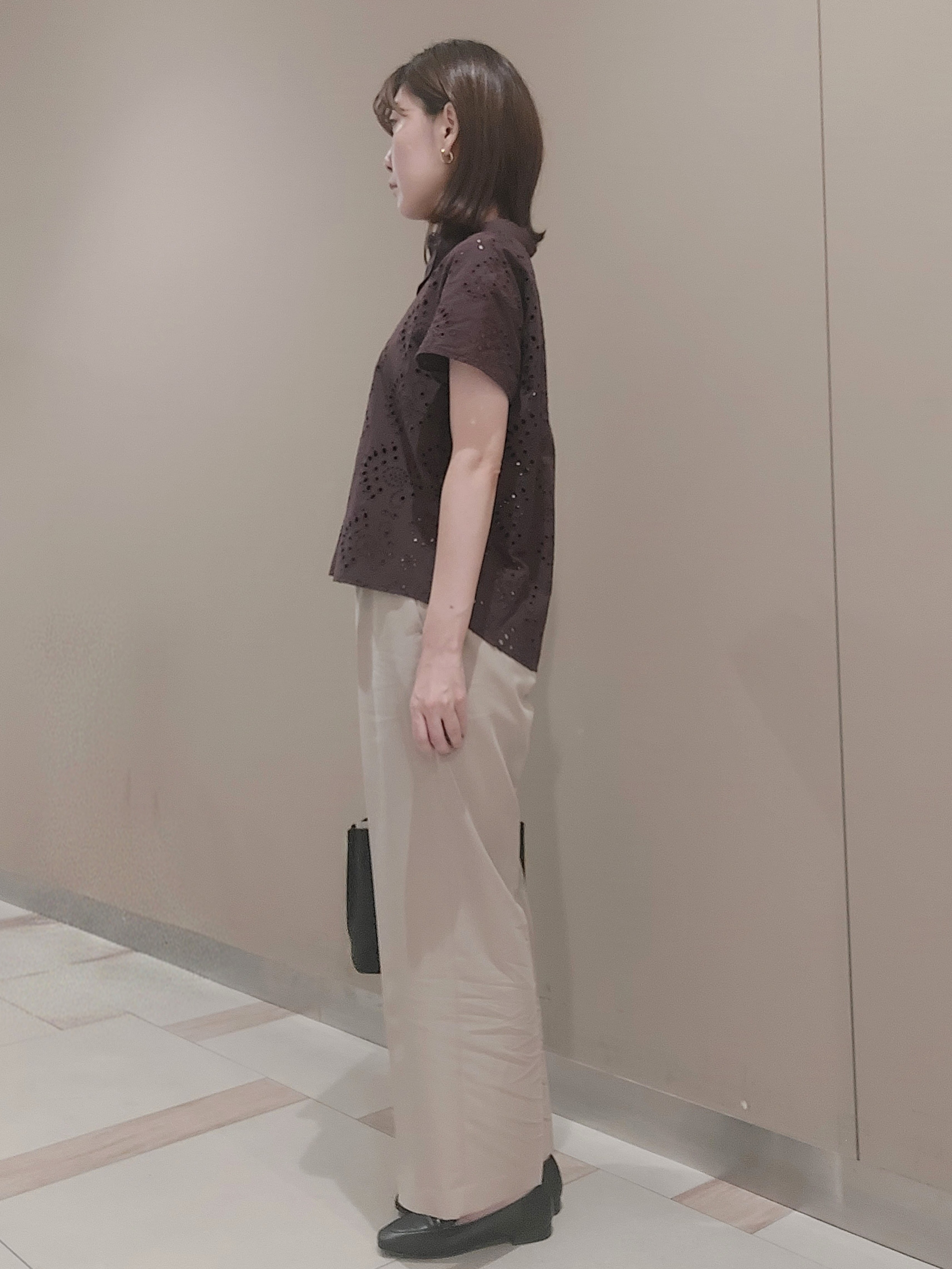 saiさんの「Reflect｜【通勤◎】カットワーク刺繍レース シャツブラウス」を使ったコーディネート