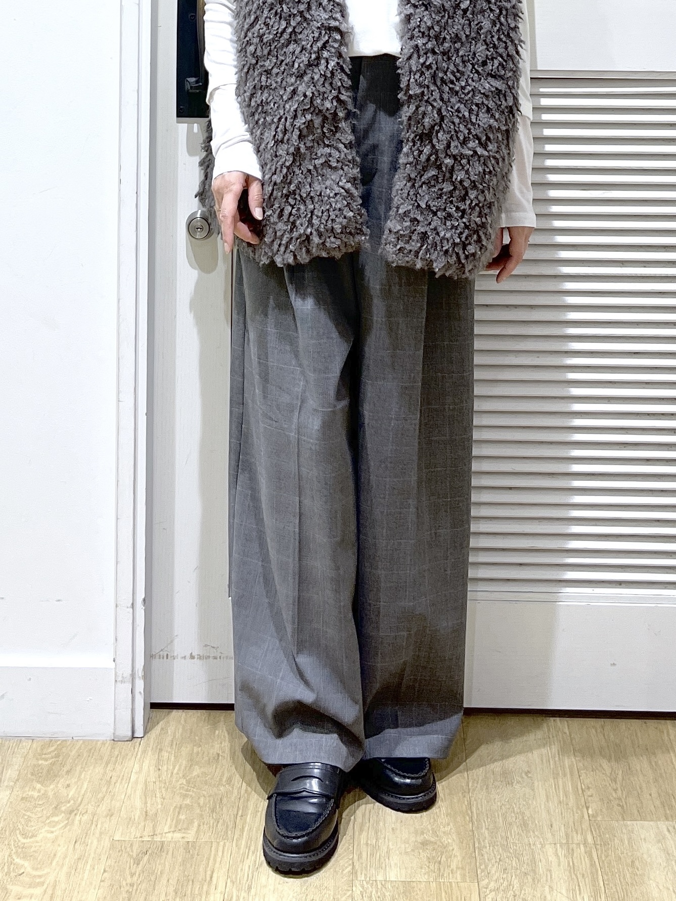 Miyazakiさんの「Dessin｜【調温機能】シアーリブプルオーバー」を使ったコーディネート
