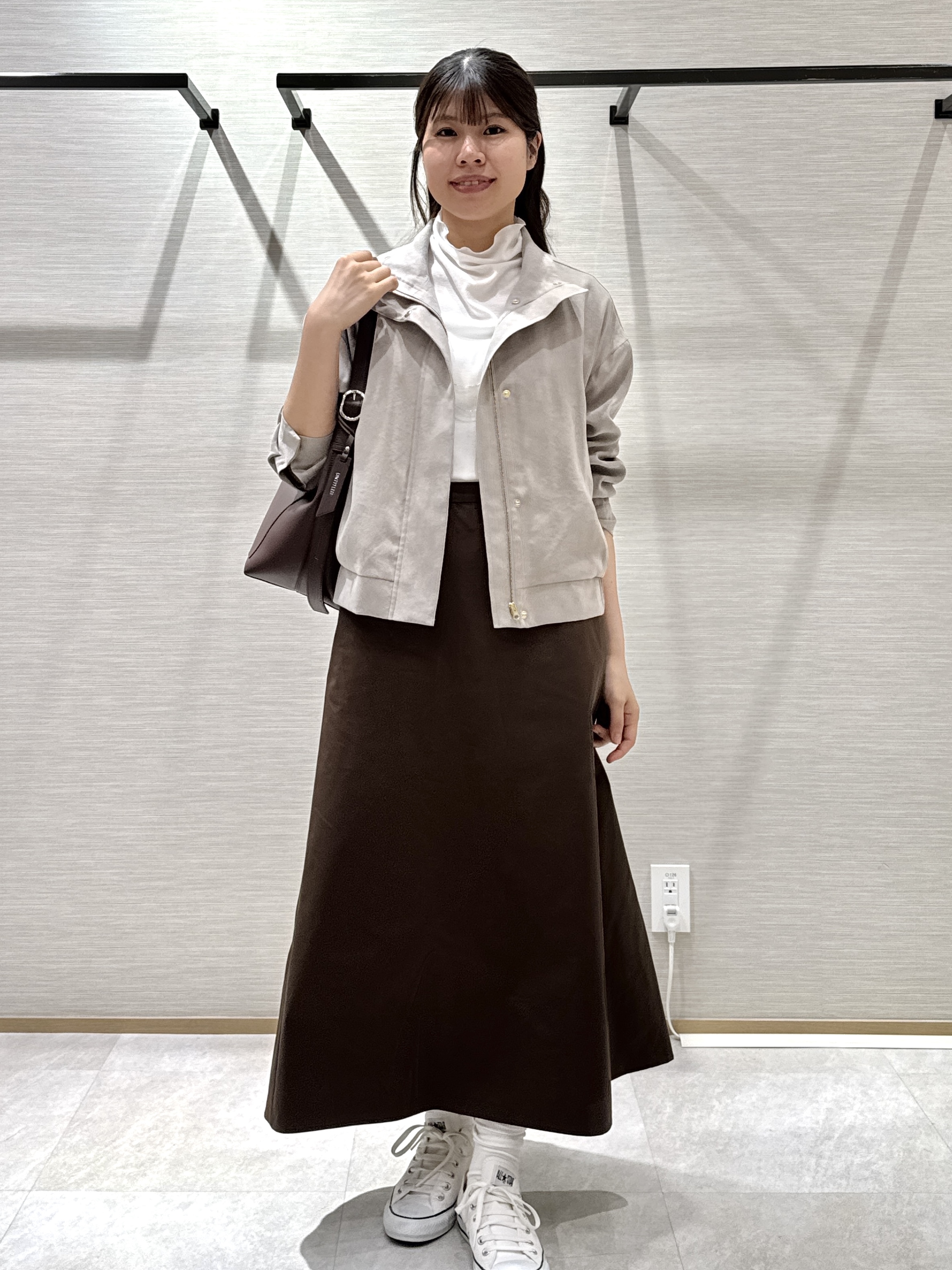 nanaさんの「UNTITLED｜【セットアップ可】スエードライクブルゾン」を使ったコーディネート