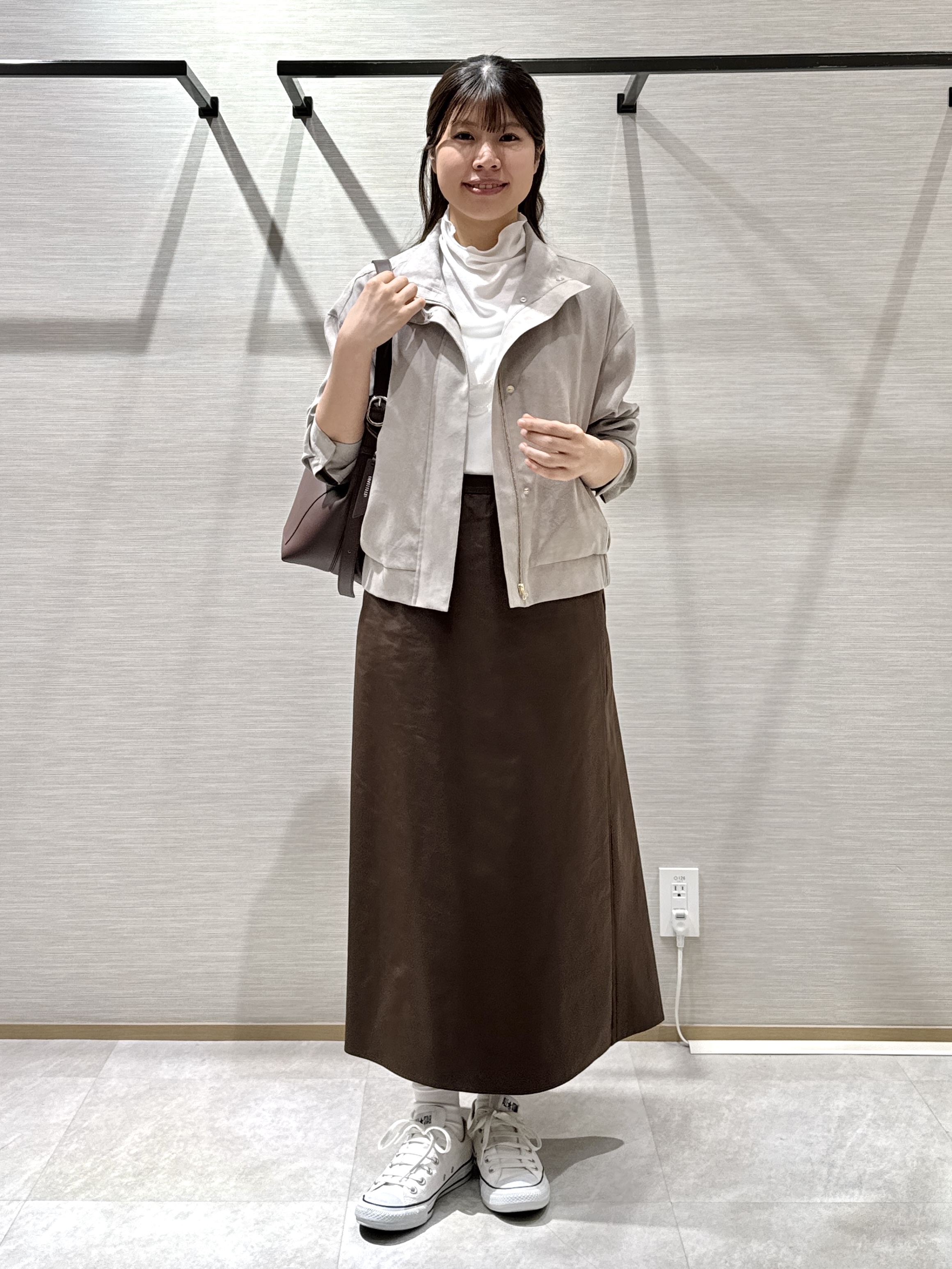 nanaさんの「UNTITLED｜【セットアップ可】スエードライクブルゾン」を使ったコーディネート