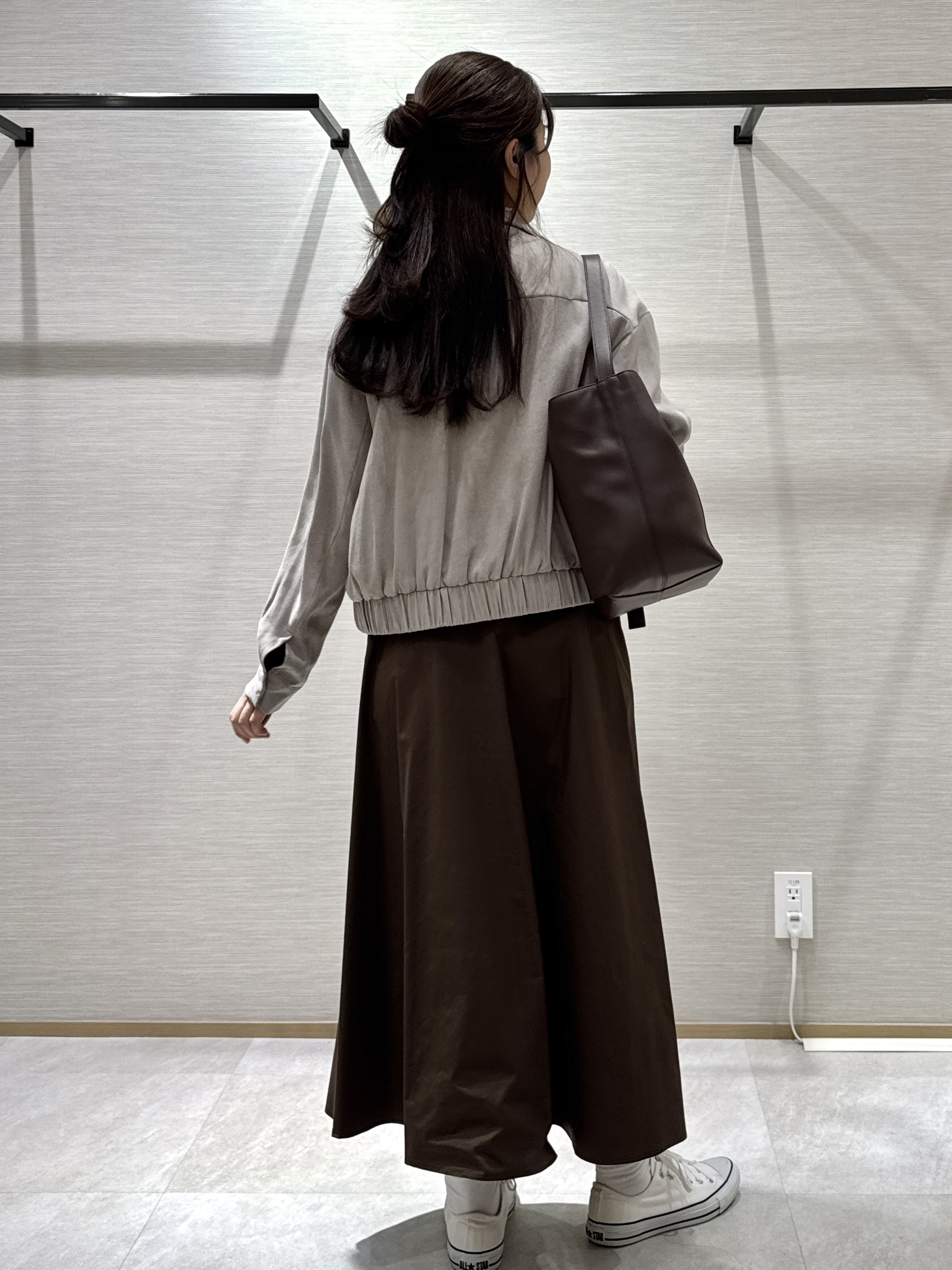nanaさんの「UNTITLED｜【セットアップ可】スエードライクブルゾン」を使ったコーディネート