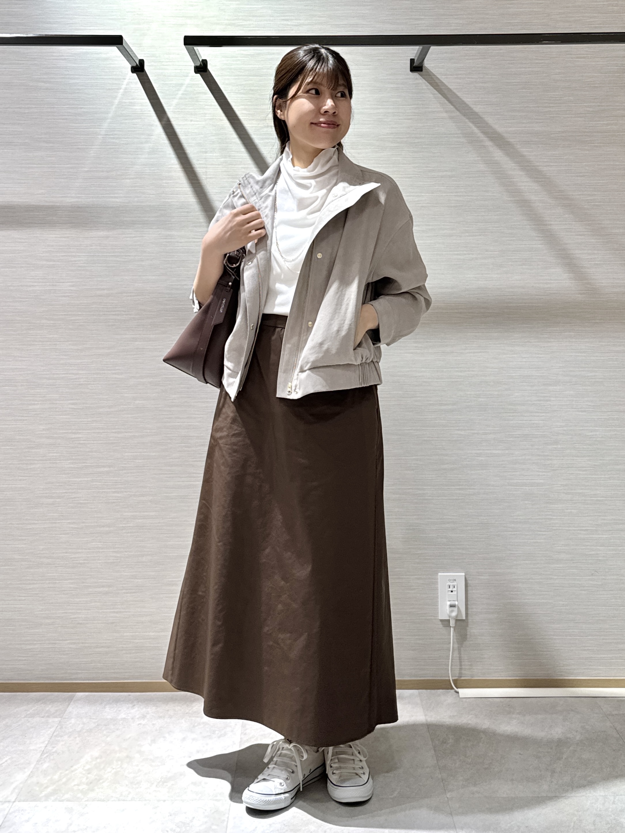 nanaさんの「UNTITLED｜【セットアップ可】スエードライクブルゾン」を使ったコーディネート