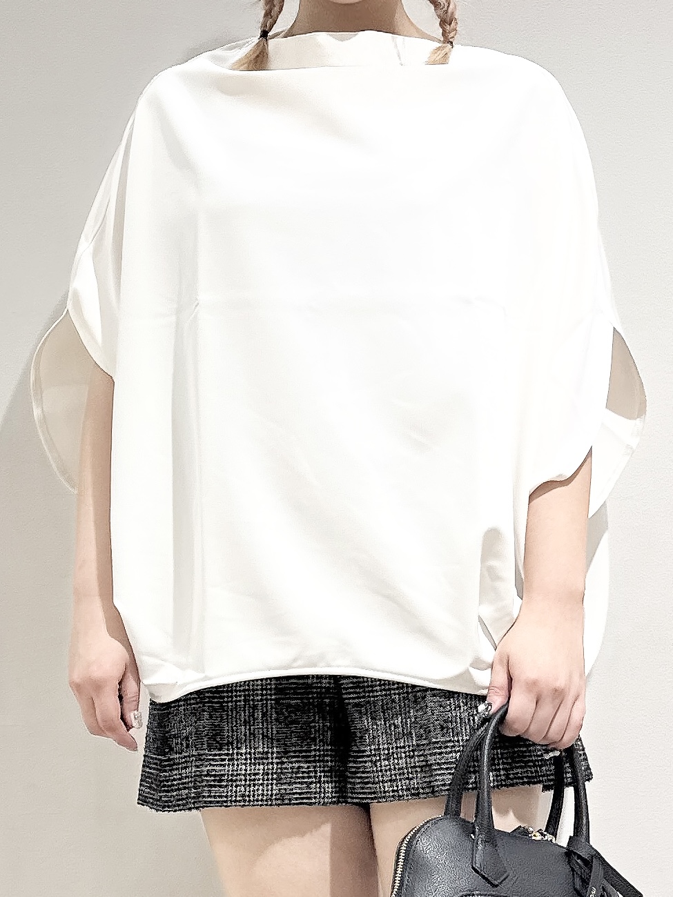 なかもとあきさんの「DRESSTERIOR｜【セットアップ可】ループグレンチェックショートパンツ」を使ったコーディネート