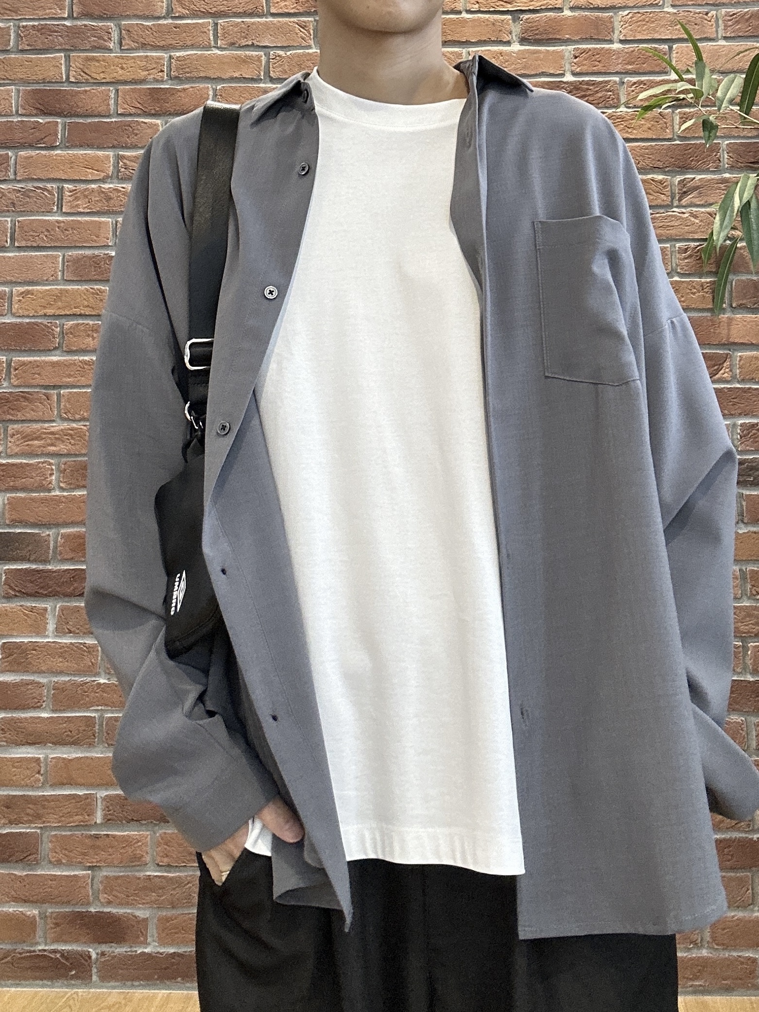 ドイさんの「tk.TAKEO KIKUCHI｜【接触冷感／吸水速乾】クールドライコットンTシャツ」を使ったコーディネート