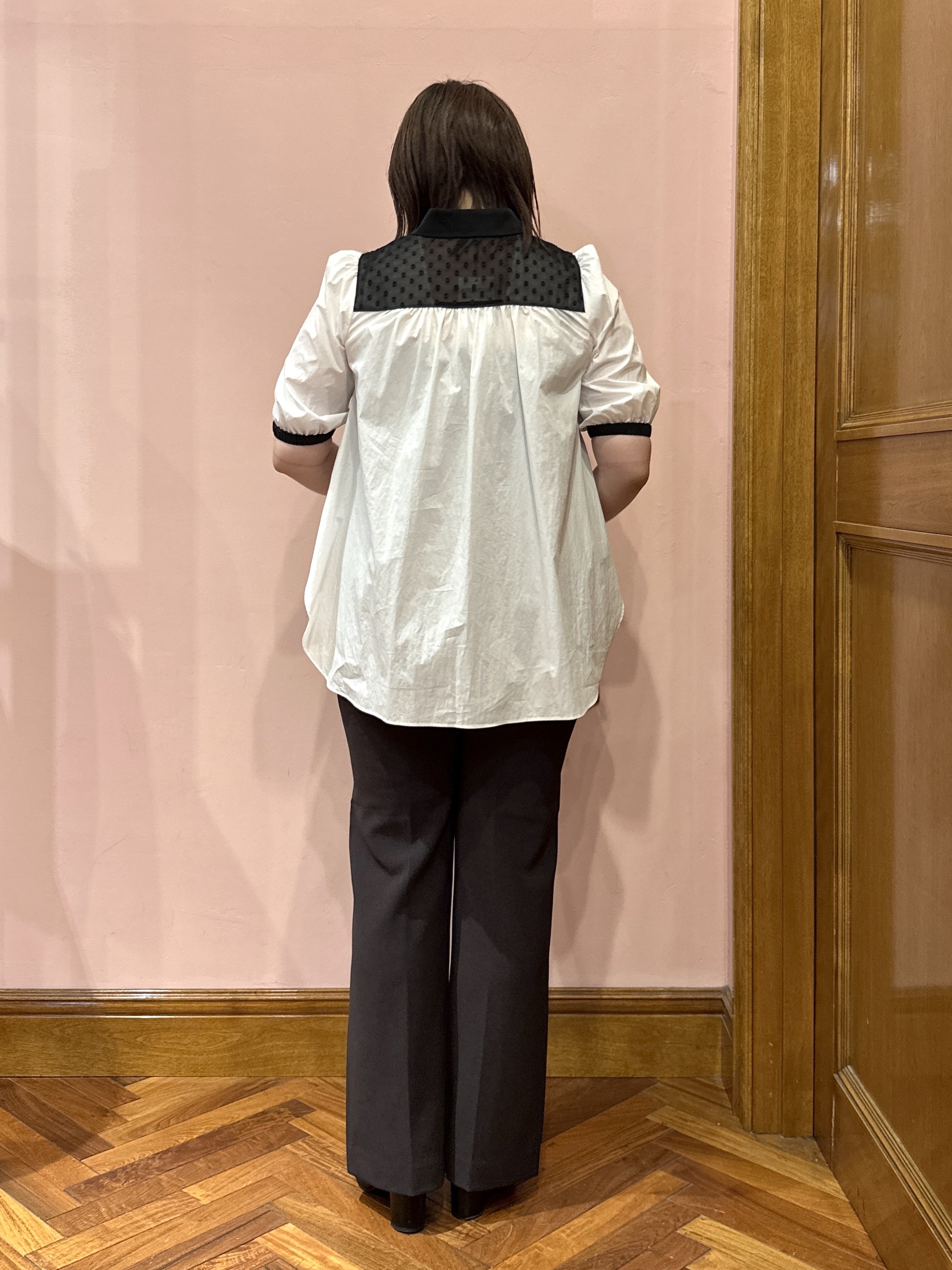 komatsuさんの「DRESSTERIOR｜【着映え】パフスリーブ ブザムブラウス」を使ったコーディネート