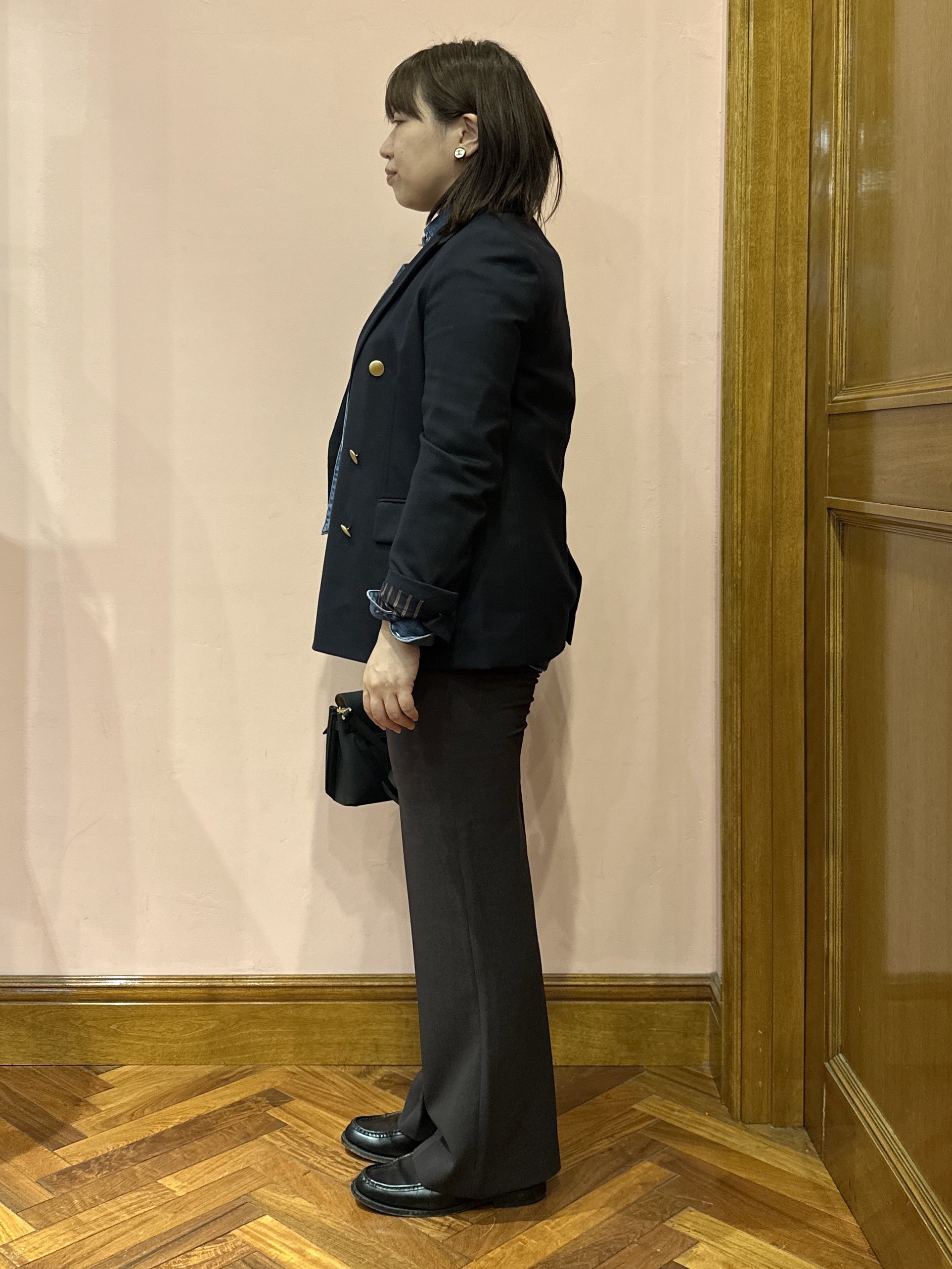 komatsuさんの「DRESSTERIOR｜ウールブレンドWブレストジャケット」を使ったコーディネート