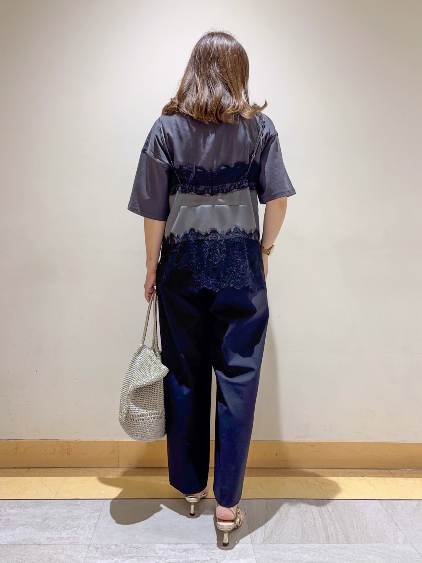 sattoさんの「UNTITLED｜【1枚でもセットでも】レースキャミ付きプルオーバー」を使ったコーディネート