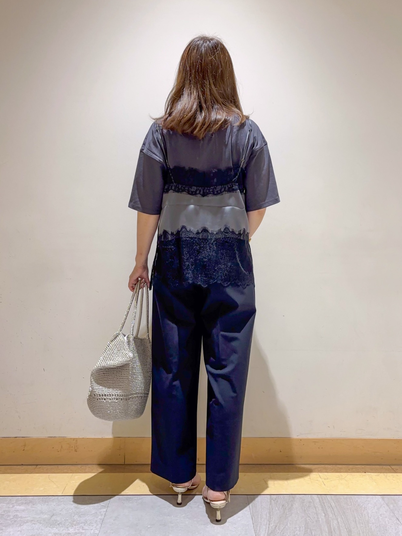 sattoさんの「UNTITLED｜【1枚でもセットでも】レースキャミ付きプルオーバー」を使ったコーディネート