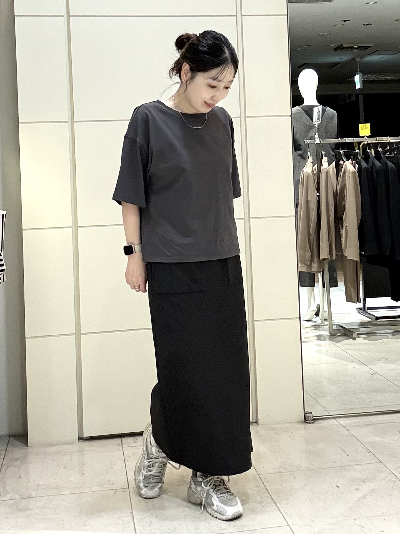mori.さんの「UNTITLED｜【1枚でもセットでも】レースキャミ付きプルオーバー」を使ったコーディネート