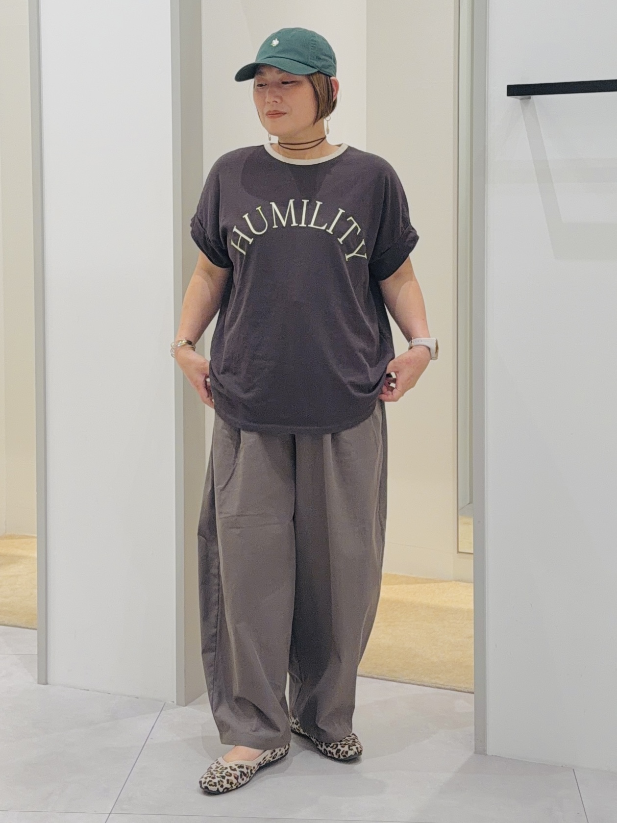 タナさんの「THE SHOP TK｜リンガーロゴTシャツ」を使ったコーディネート