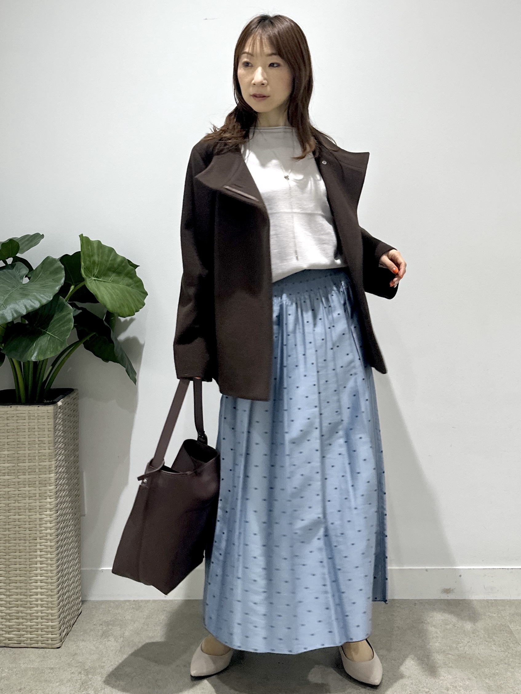 Miwaさんの「UNTITLED｜【ステンレス】チェーンラリエット」を使ったコーディネート