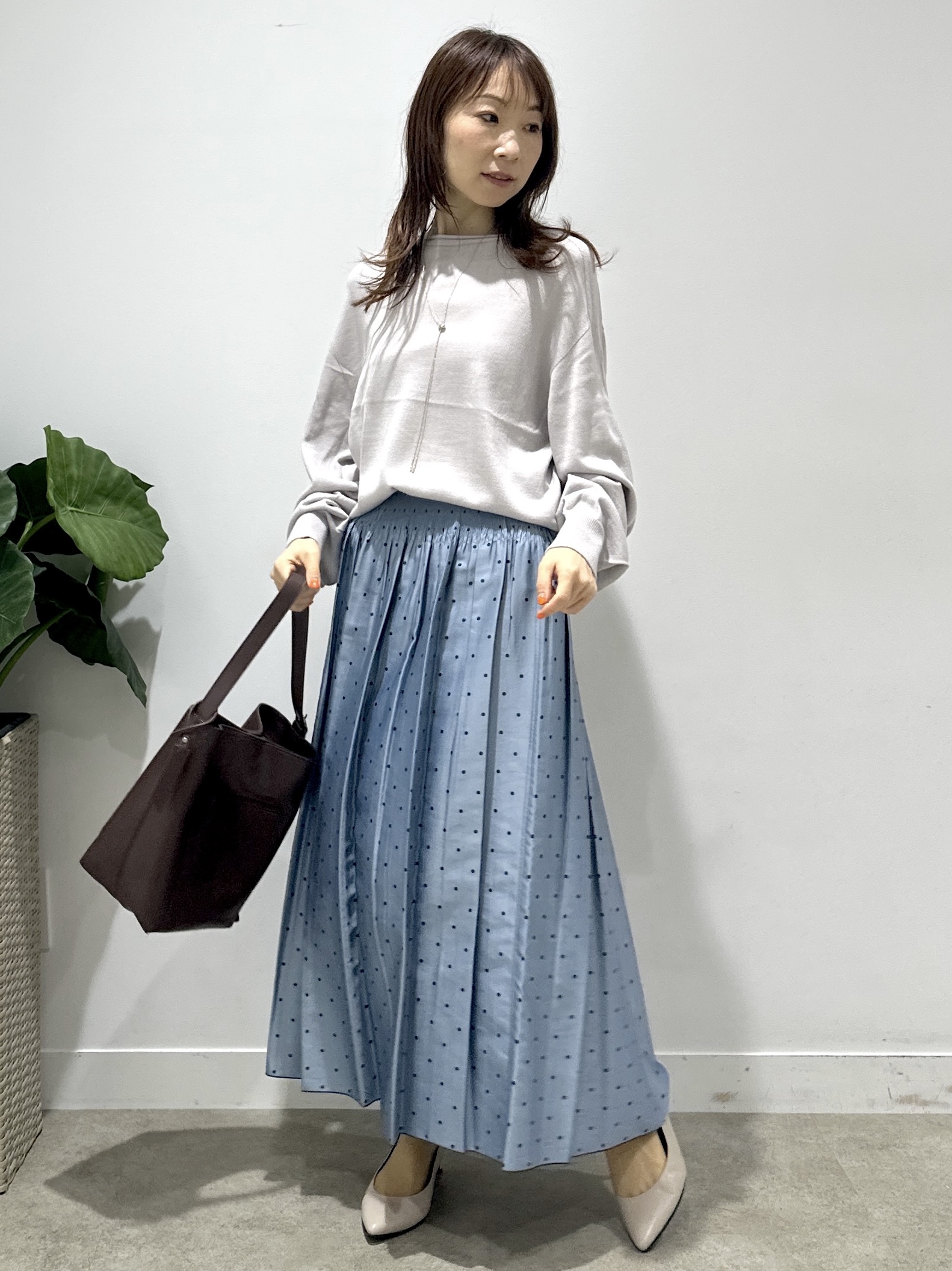 Miwaさんの「UNTITLED｜【ステンレス】チェーンラリエット」を使ったコーディネート