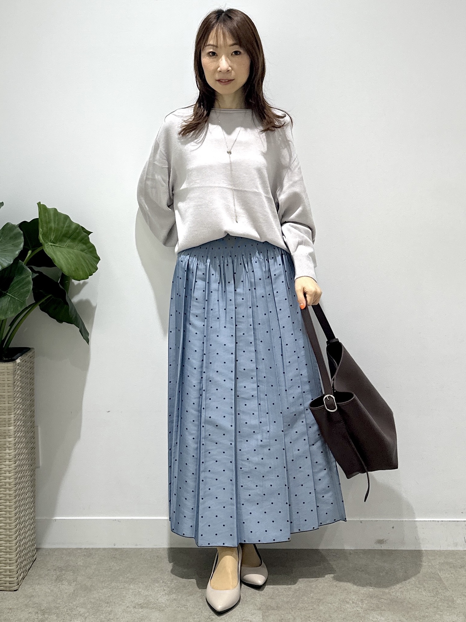 Miwaさんの「UNTITLED｜【ステンレス】チェーンラリエット」を使ったコーディネート