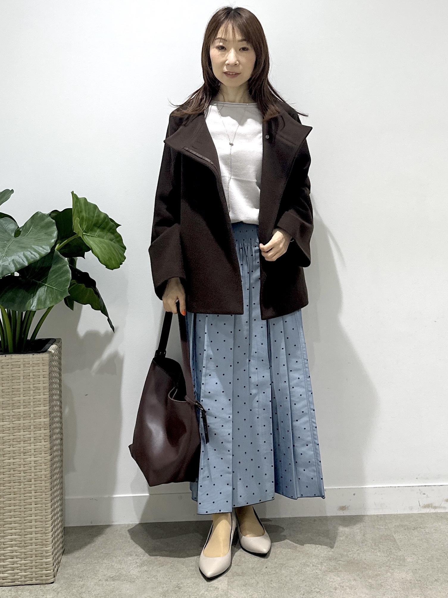 Miwaさんの「UNTITLED｜【ステンレス】チェーンラリエット」を使ったコーディネート
