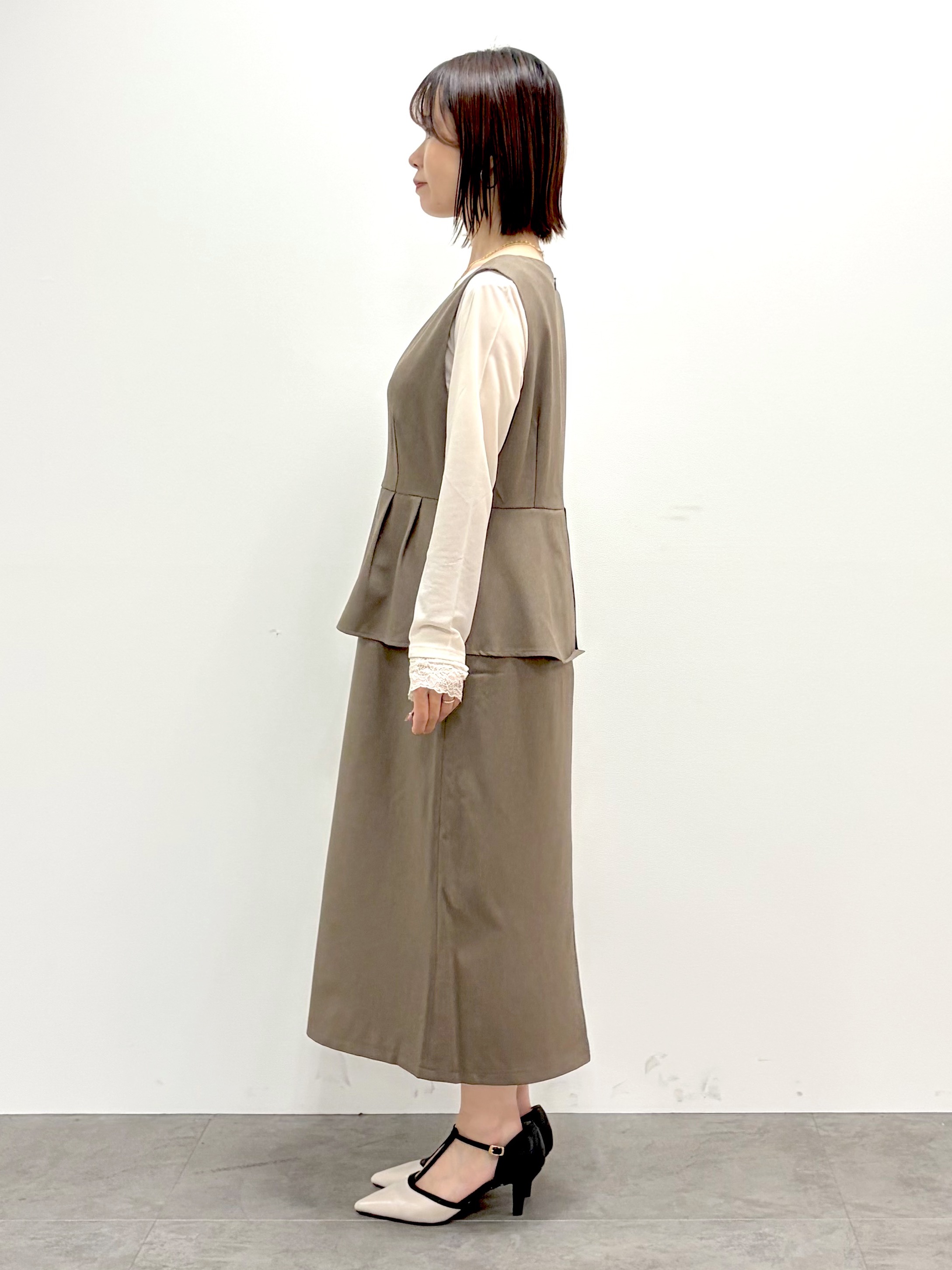 kozuさんの「index｜【セットアップ対応】ダブルブレストジャケット《洗濯機OK／イージーアイロン／防シワ》」を使ったコーディネート