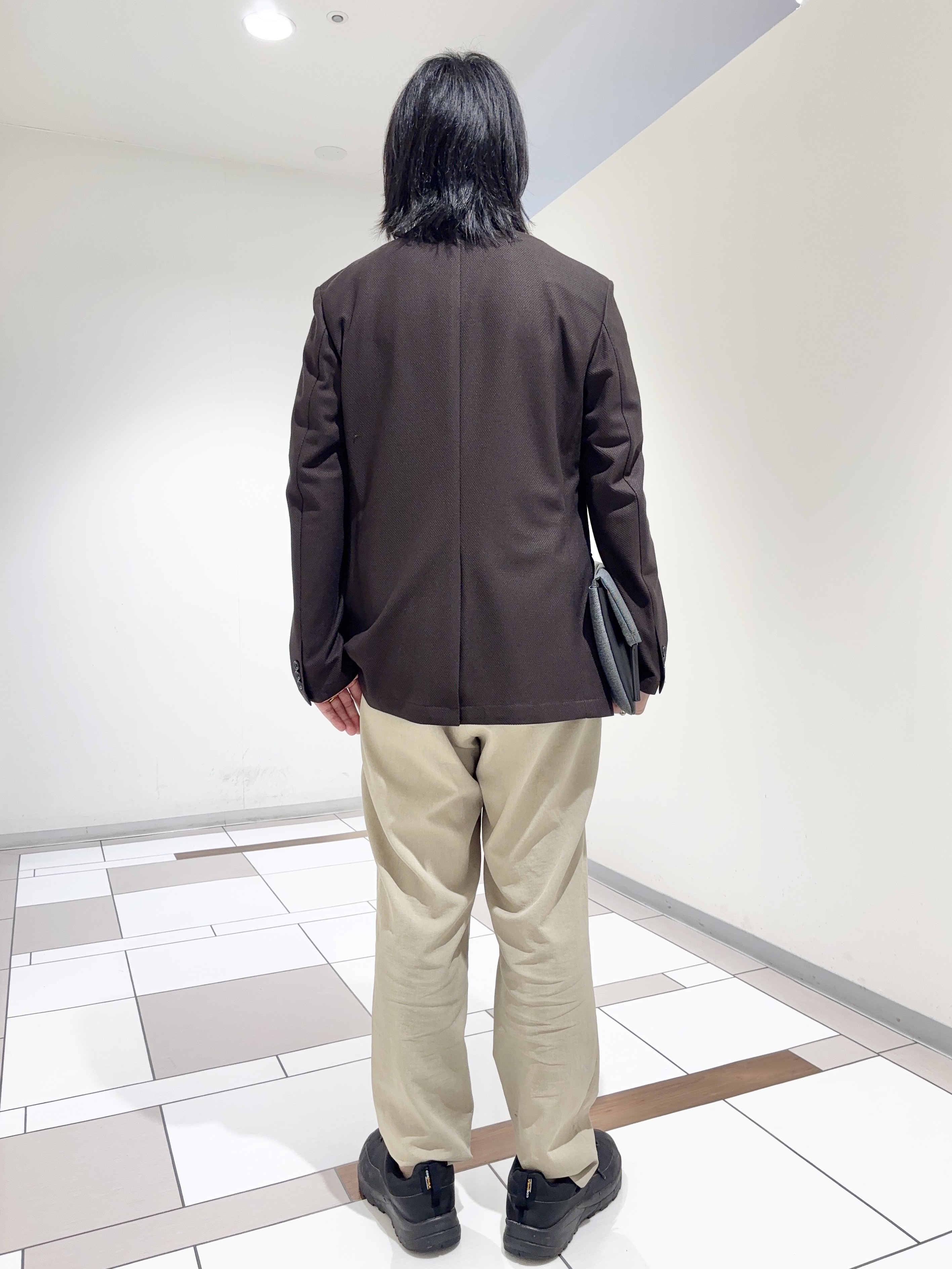 及川さんの「TAKEO KIKUCHI｜【抗菌防臭】CALCULO（R）ジャージ ジャケット」を使ったコーディネート