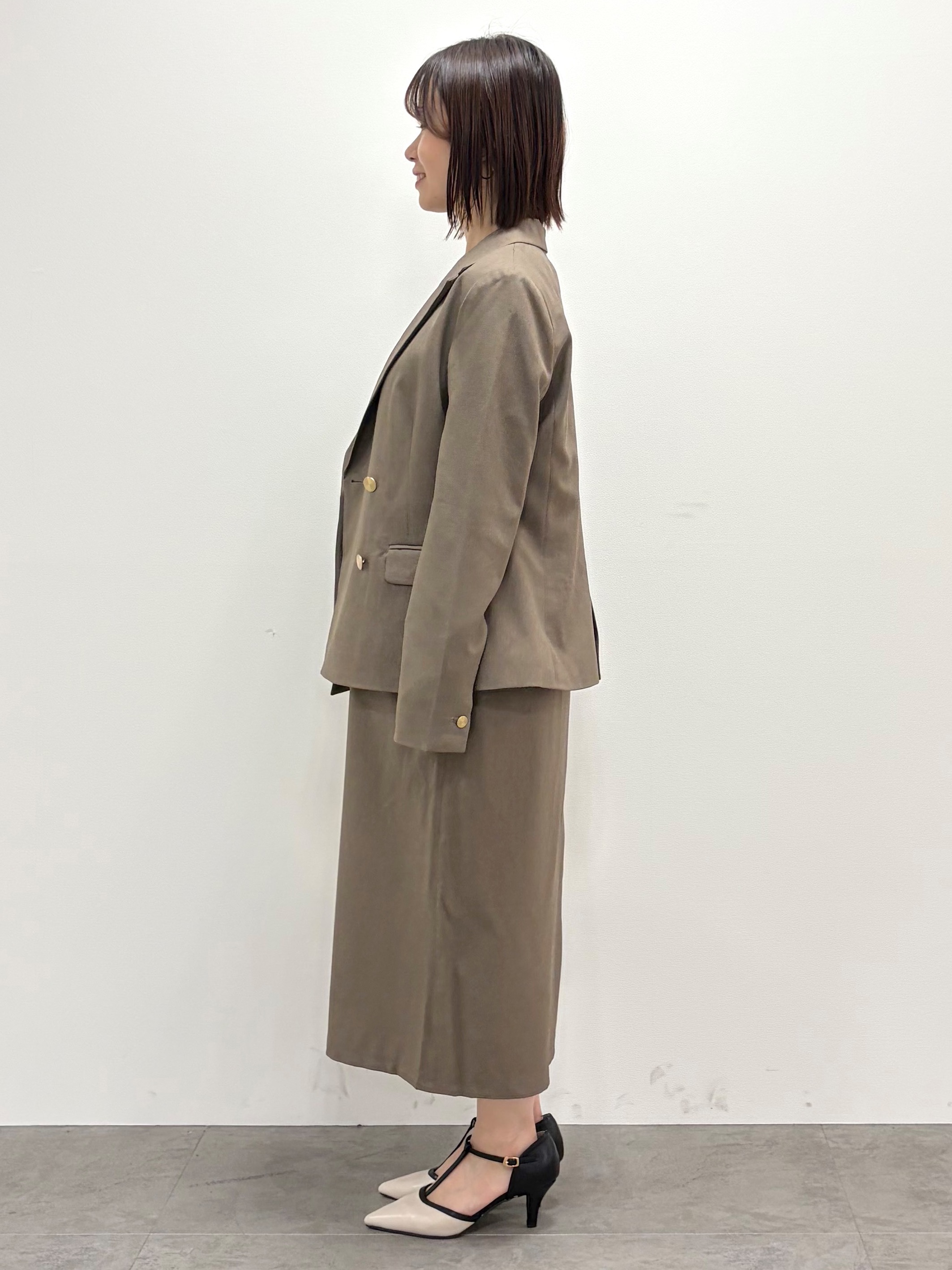 kozuさんの「index｜【セットアップ対応】ダブルブレストジャケット《洗濯機OK／イージーアイロン／防シワ》」を使ったコーディネート