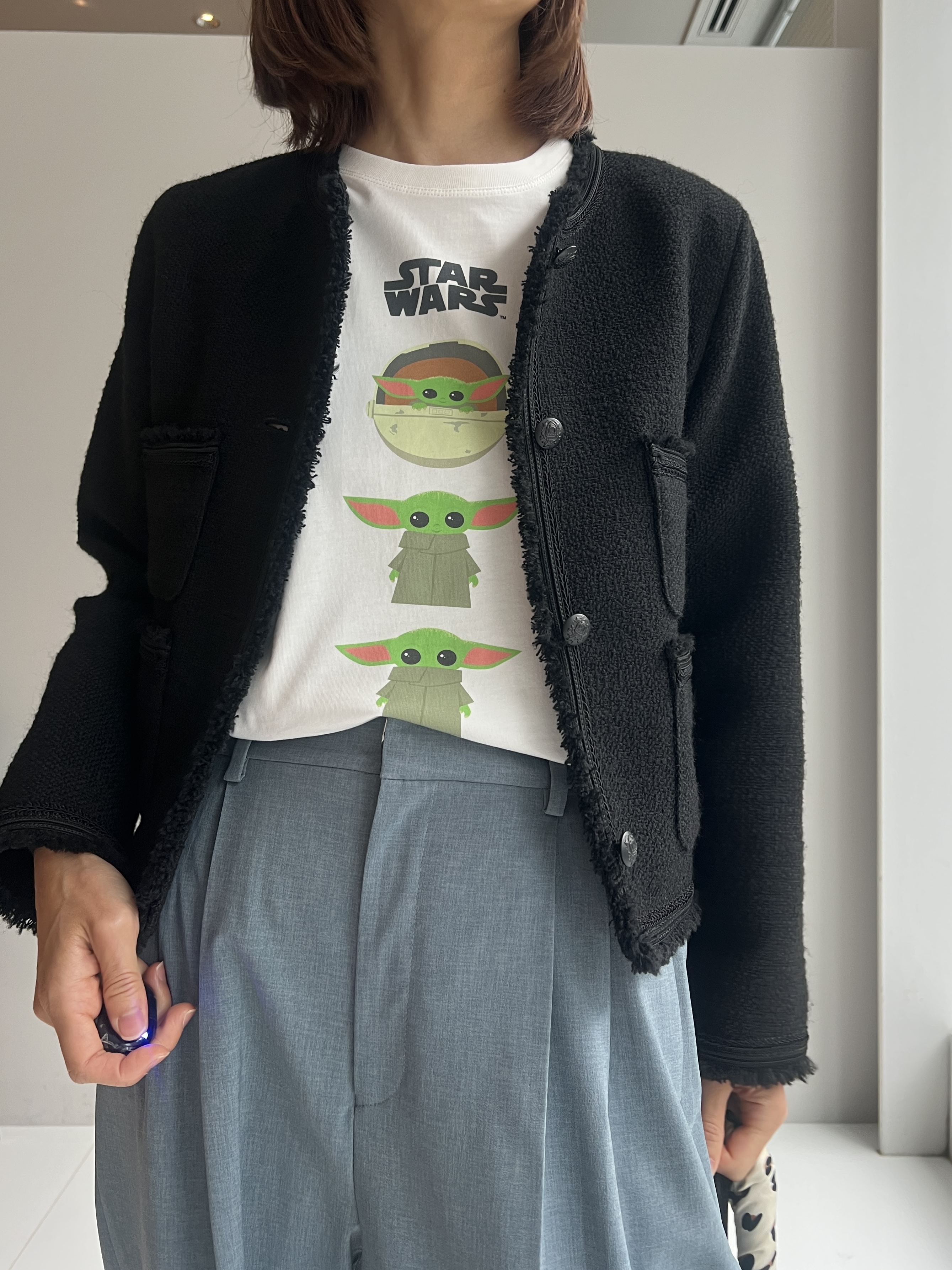misaさんの「DRESSTERIOR｜レオパードシルクスカーフ」を使ったコーディネート