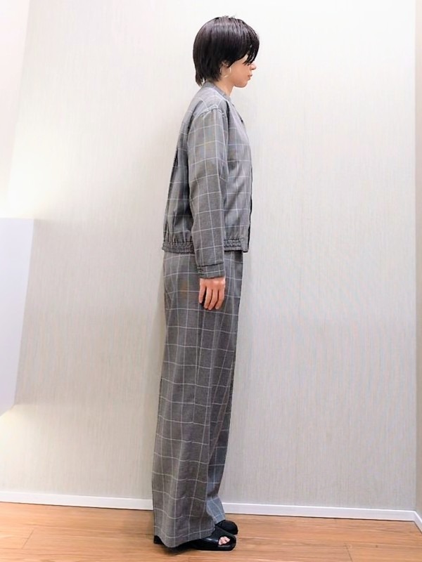 ミズタさんの「UNTITLED｜【セットアップ可】メランジツイルシャツ」を使ったコーディネート