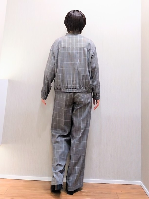 ミズタさんの「UNTITLED｜【セットアップ可】メランジツイルシャツ」を使ったコーディネート