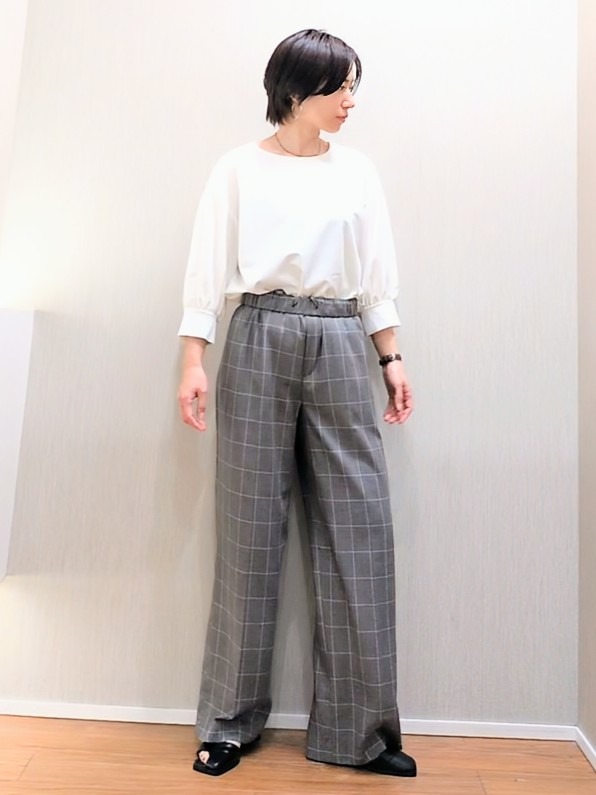 ミズタさんの「UNTITLED｜【セットアップ可】メランジツイルシャツ」を使ったコーディネート