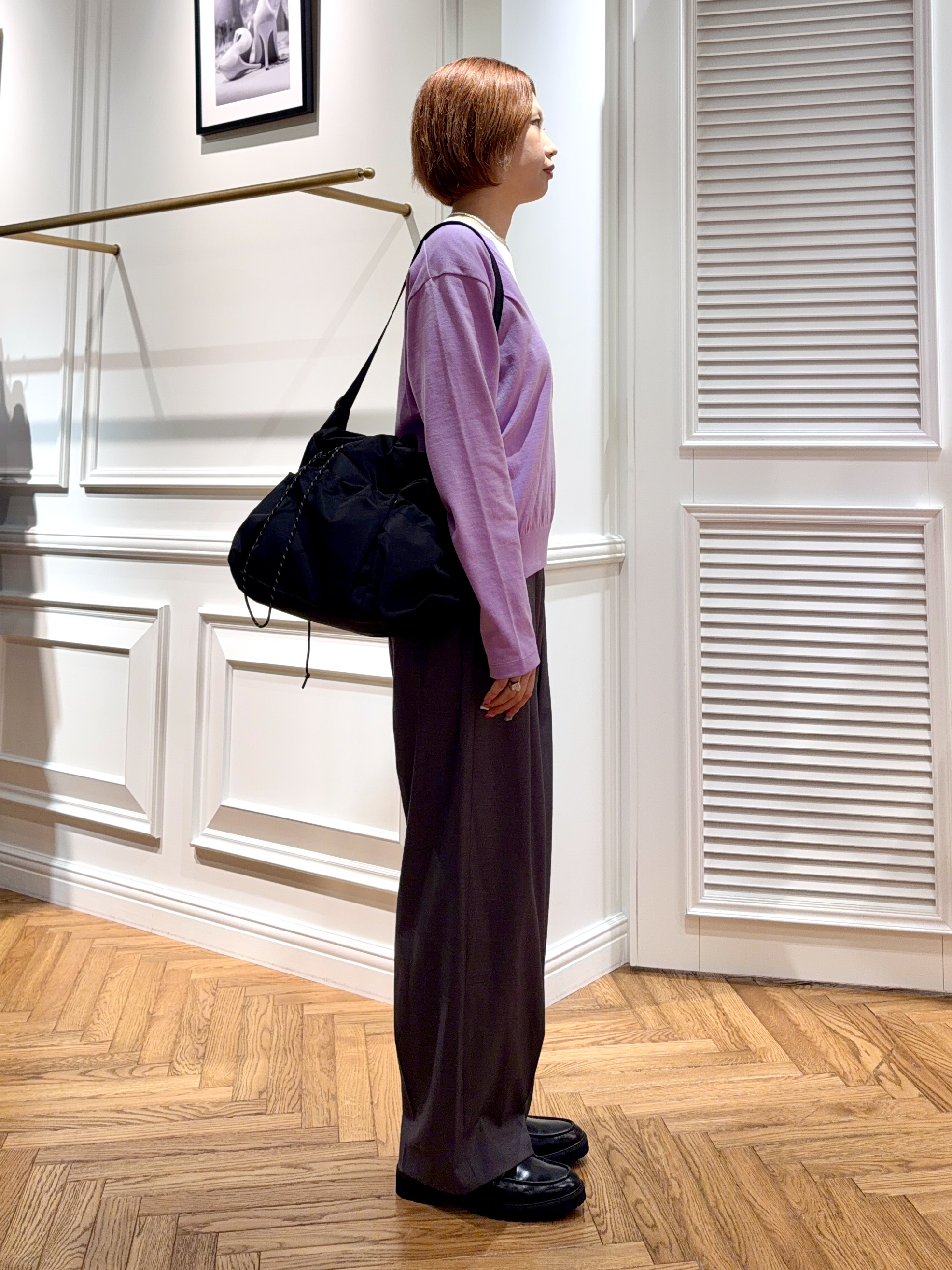 renaさんの「DRESSTERIOR｜◆BATONER（バトナー）BLOWSING Vネック　ロングスリーブ」を使ったコーディネート