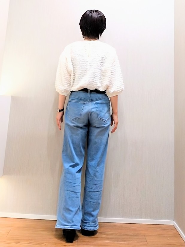 ミズタさんの「UNTITLED｜【秋映え/体型カバー】フェザージャガードプルオーバー」を使ったコーディネート