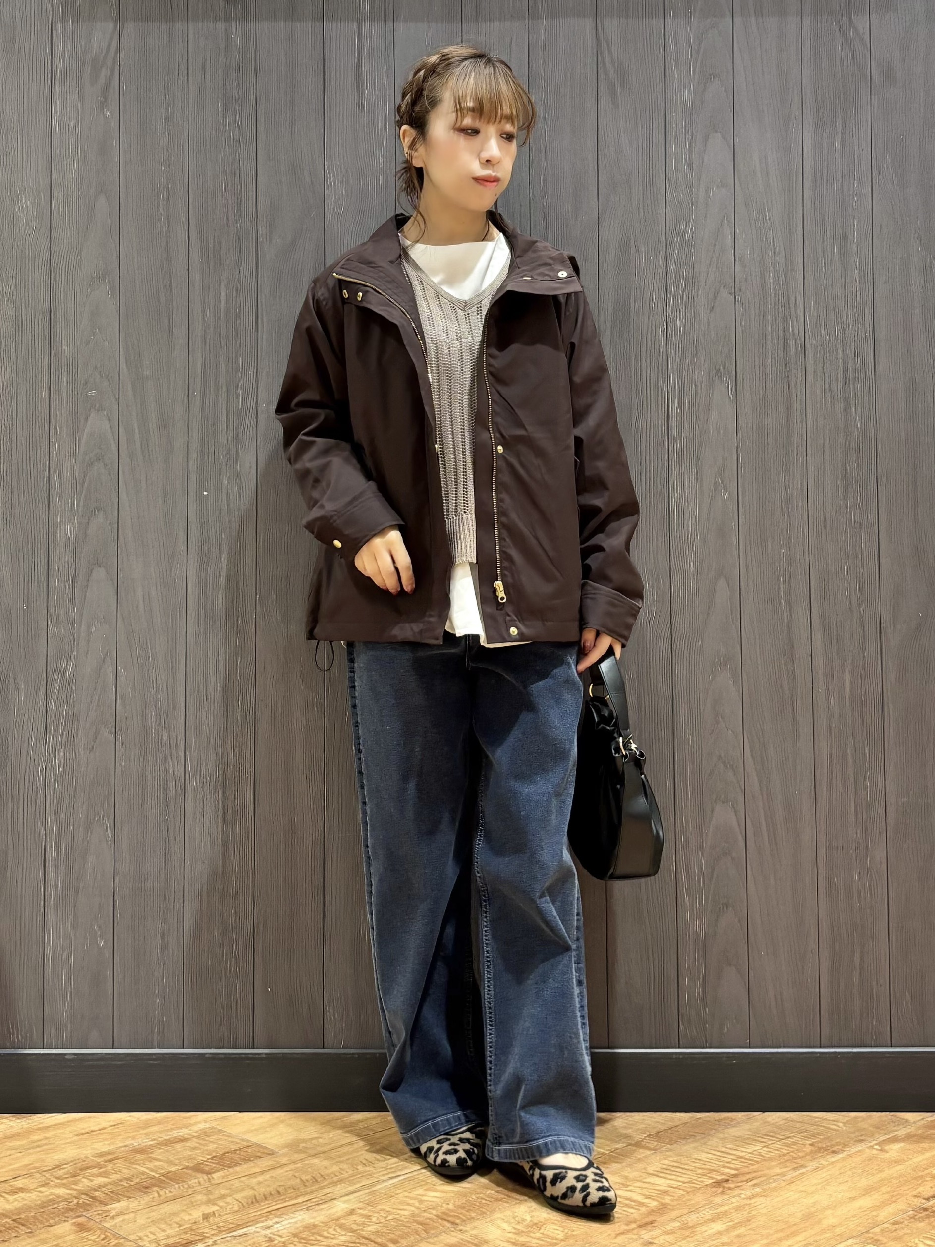 meiさんの「SHOO･LA･RUE｜【洗濯機可/撥水/マルチWAY】ファーライナー付き 毎日の欲張りマンパ」を使ったコーディネート