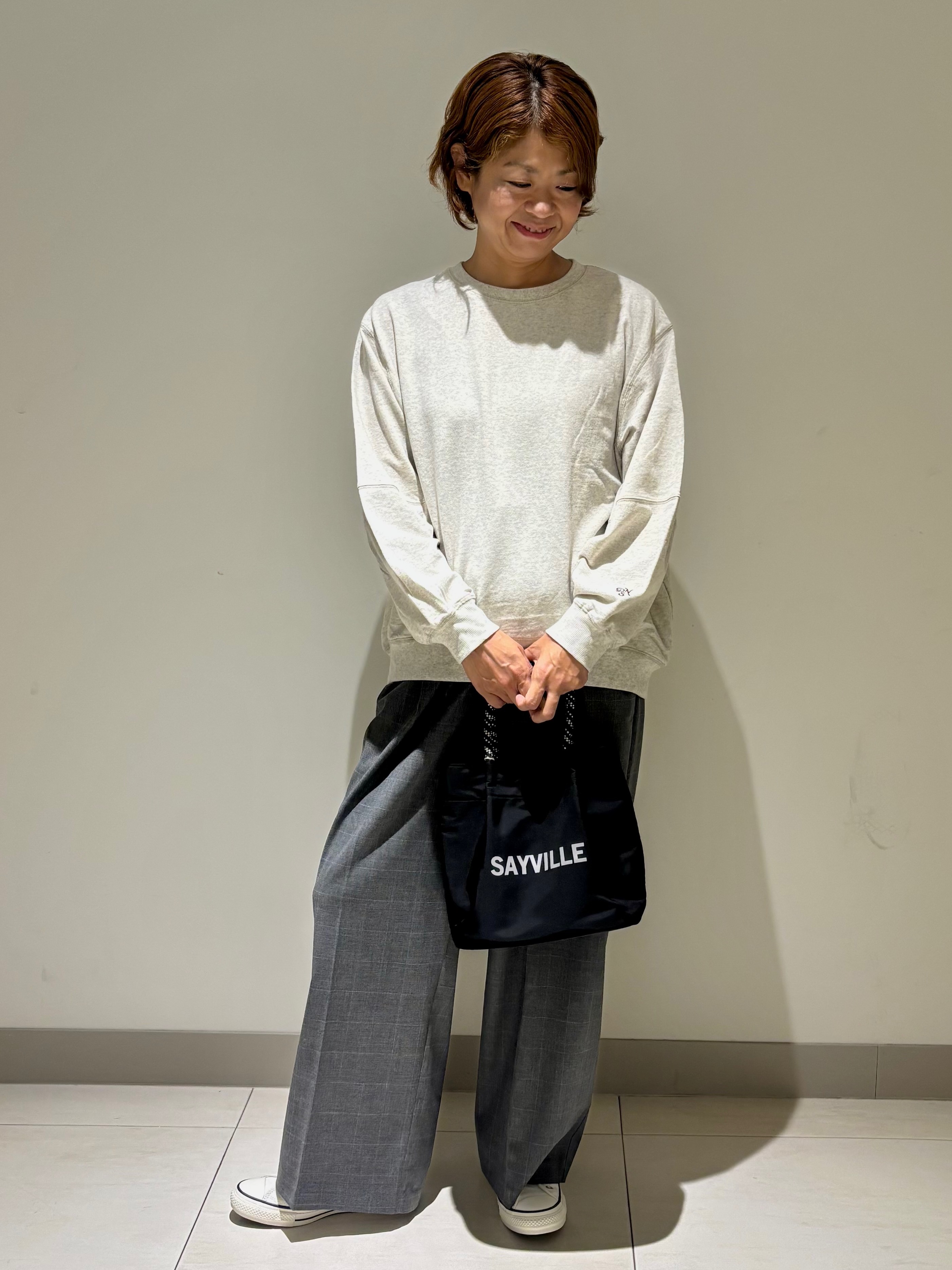 Haruさんの「Dessin｜【洗える/6色展開】フォルムスリーブミニ裏毛 プルオーバー」を使ったコーディネート