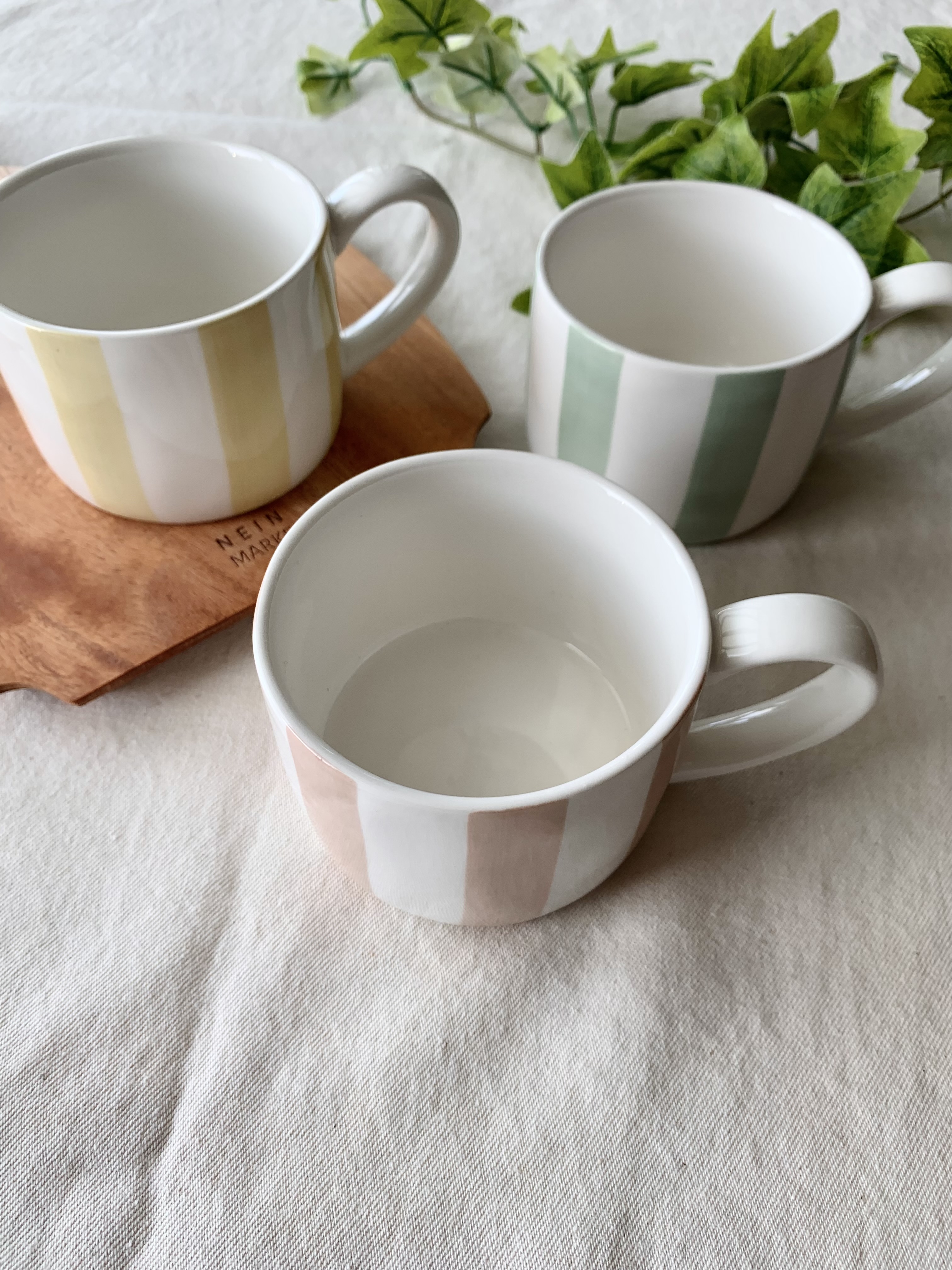 mikachoさんの「212 KITCHEN STORE｜ストライプ プレート YE」を使ったコーディネート