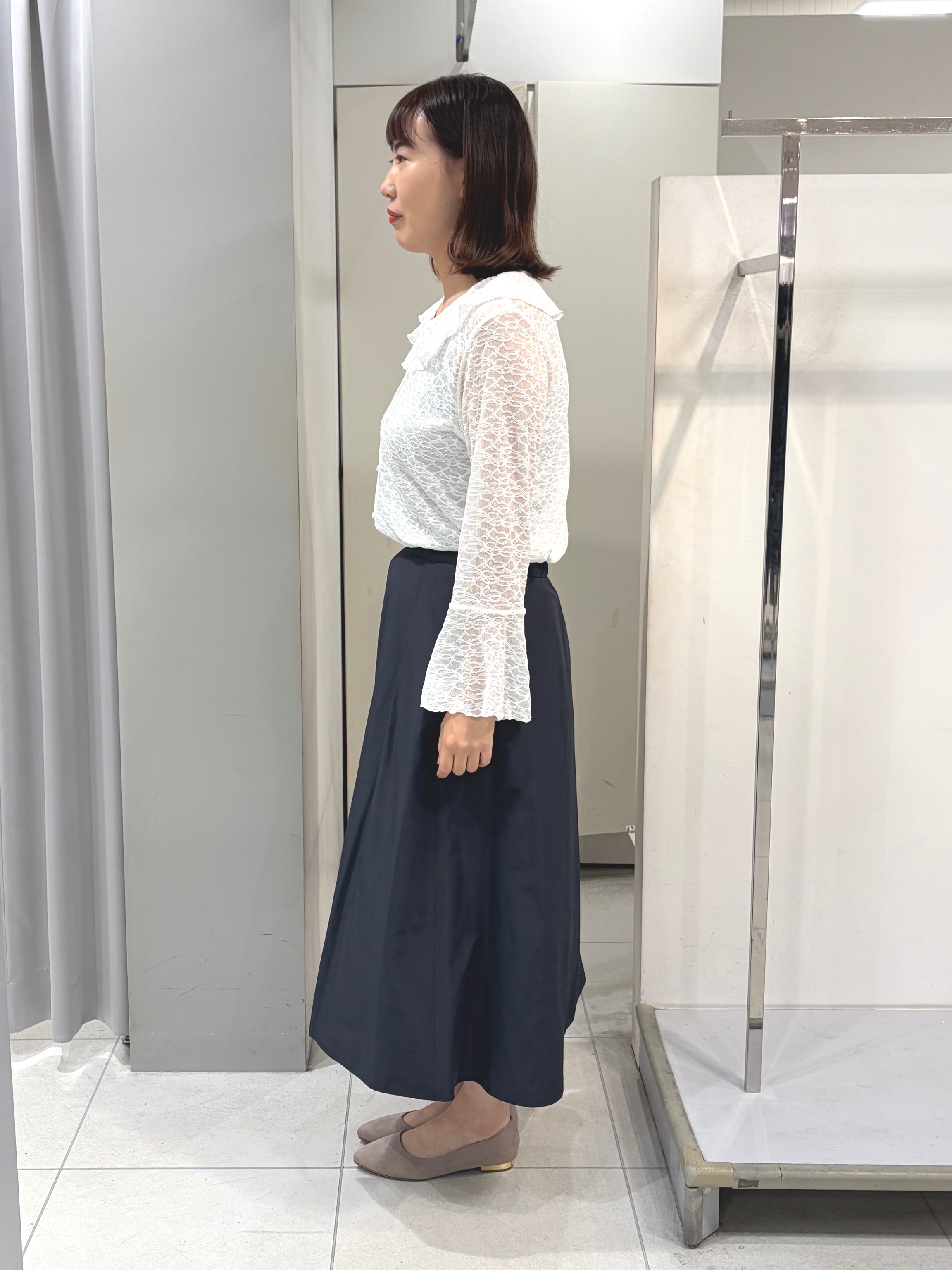 AZUSAさんの「Reflect｜【洗える】フリルレースブラウス」を使ったコーディネート