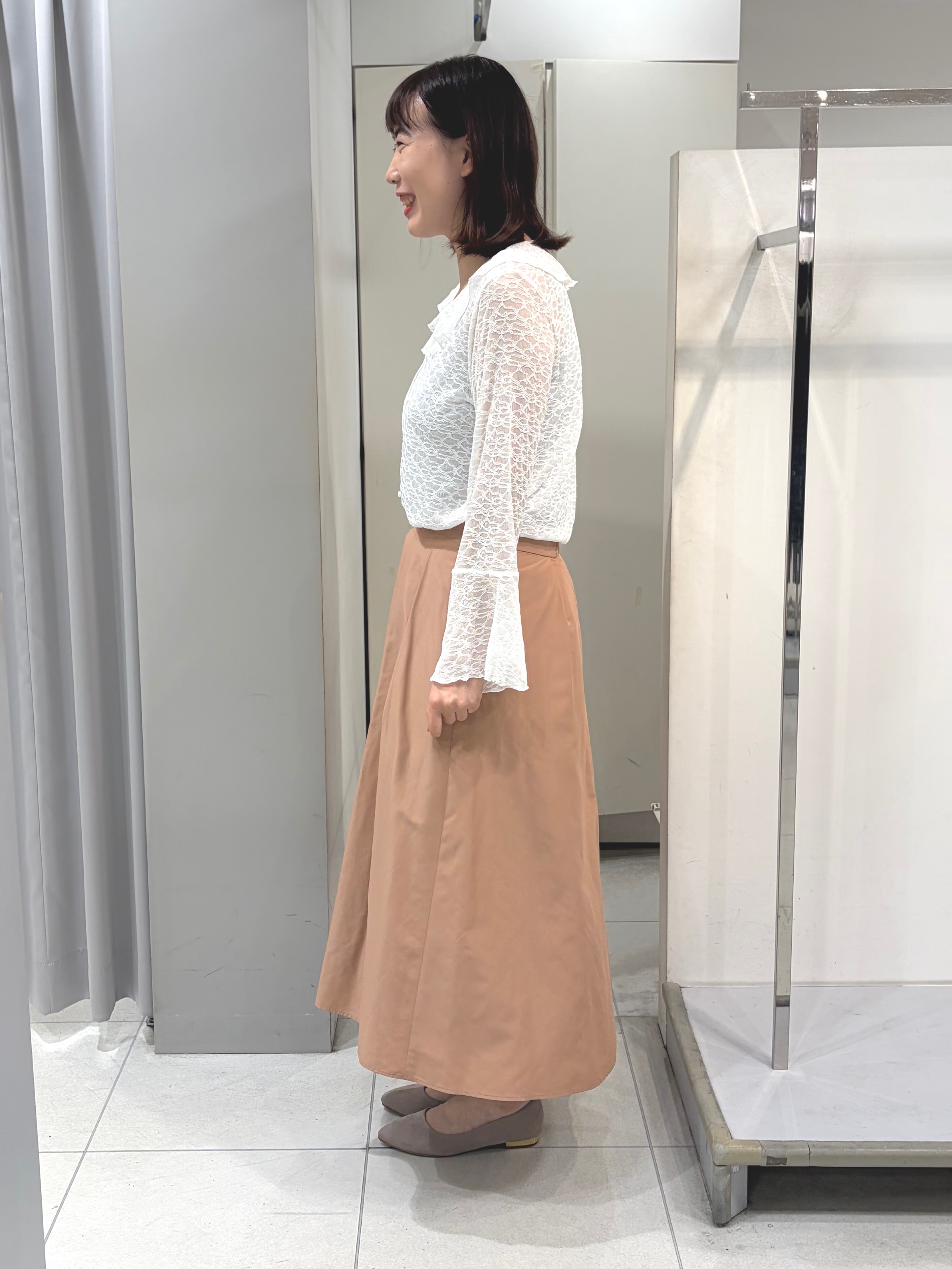 AZUSAさんの「Reflect｜【洗える】フリルレースブラウス」を使ったコーディネート