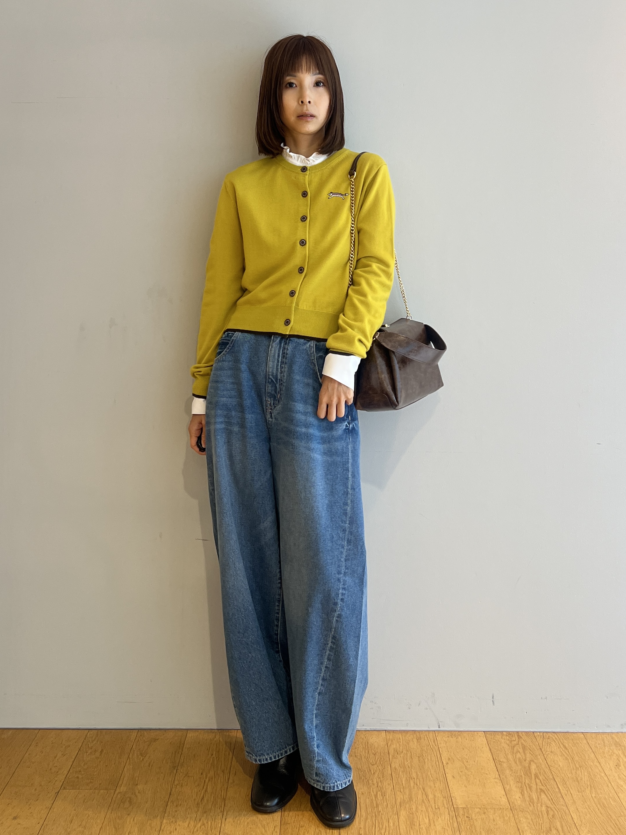 misaさんの「DRESSTERIOR｜【ウォッシャブル/通勤】スタンドフリル ブラウス」を使ったコーディネート