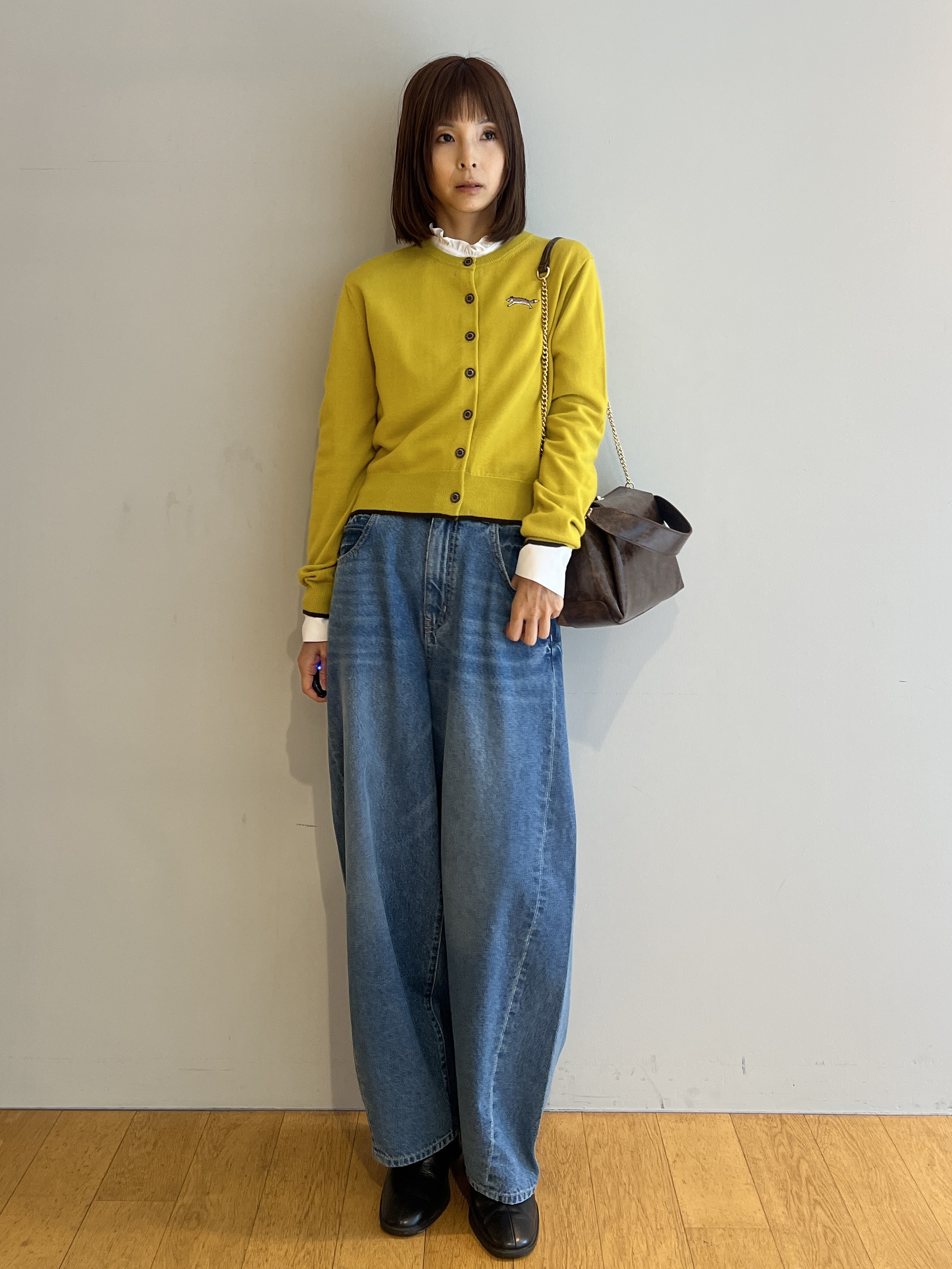 misaさんの「DRESSTERIOR｜【ウォッシャブル/通勤】スタンドフリル ブラウス」を使ったコーディネート