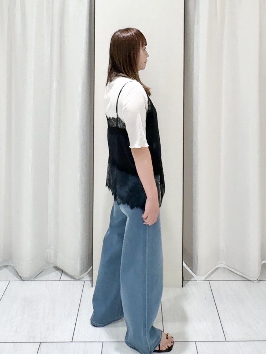 ʏᴜᴋɪᴋᴏさんの「UNTITLED｜【1枚でもセットでも】レースキャミ付きプルオーバー」を使ったコーディネート