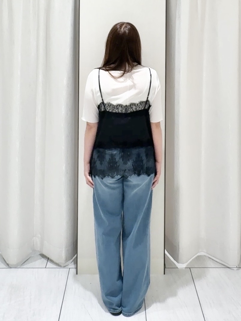 ʏᴜᴋɪᴋᴏさんの「UNTITLED｜【1枚でもセットでも】レースキャミ付きプルオーバー」を使ったコーディネート