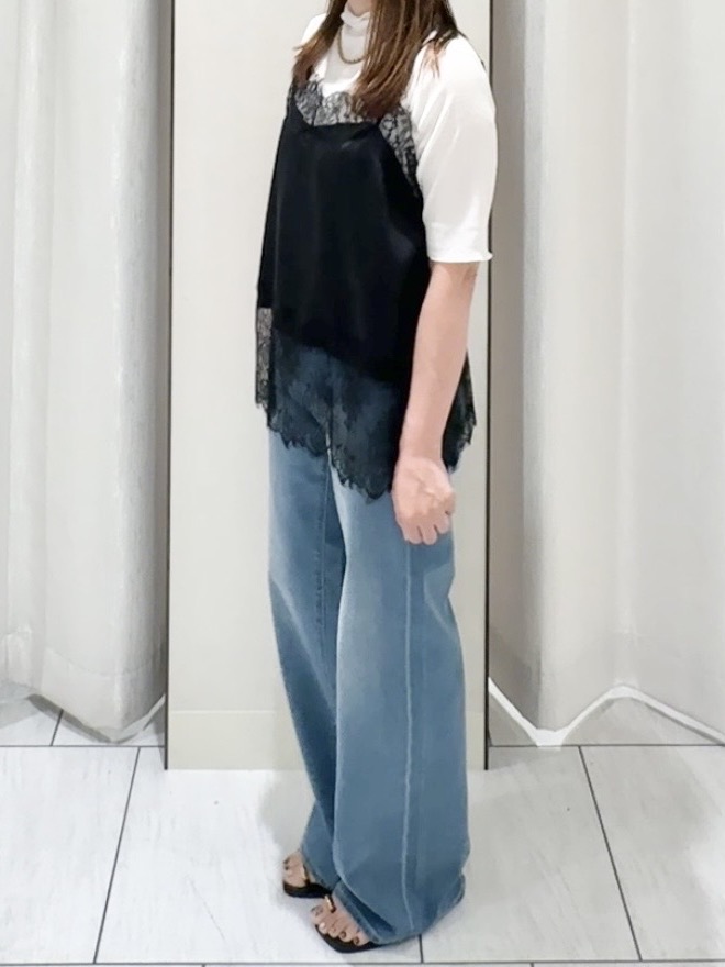 ʏᴜᴋɪᴋᴏさんの「UNTITLED｜【1枚でもセットでも】レースキャミ付きプルオーバー」を使ったコーディネート