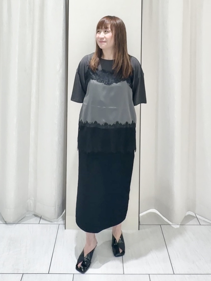 ʏᴜᴋɪᴋᴏさんの「UNTITLED｜【1枚でもセットでも】レースキャミ付きプルオーバー」を使ったコーディネート